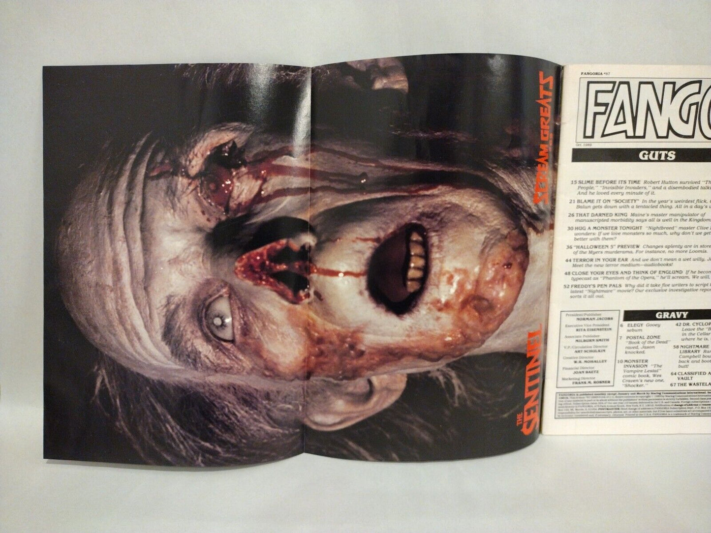 Fangoria Magazine #87 (1989) Stephen King Shocker Nightbreed Halloween 5 NMOES