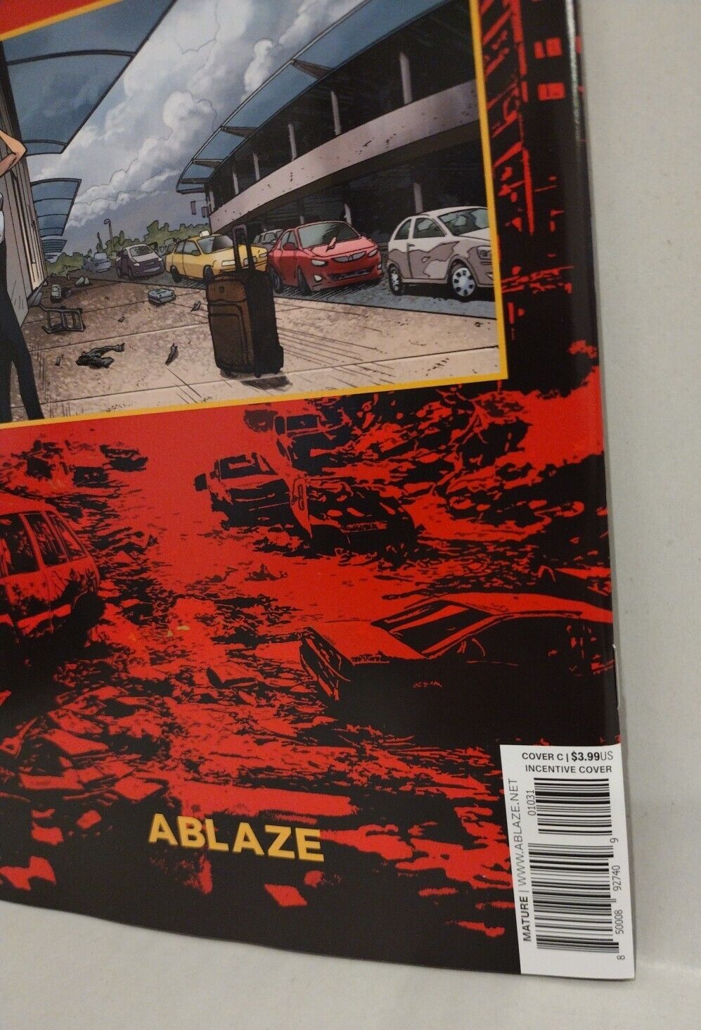 Almost Dead #1 (2023) Ablaze Comic 1:5 Virgin Ratio Variant Kirkham Zombie NM