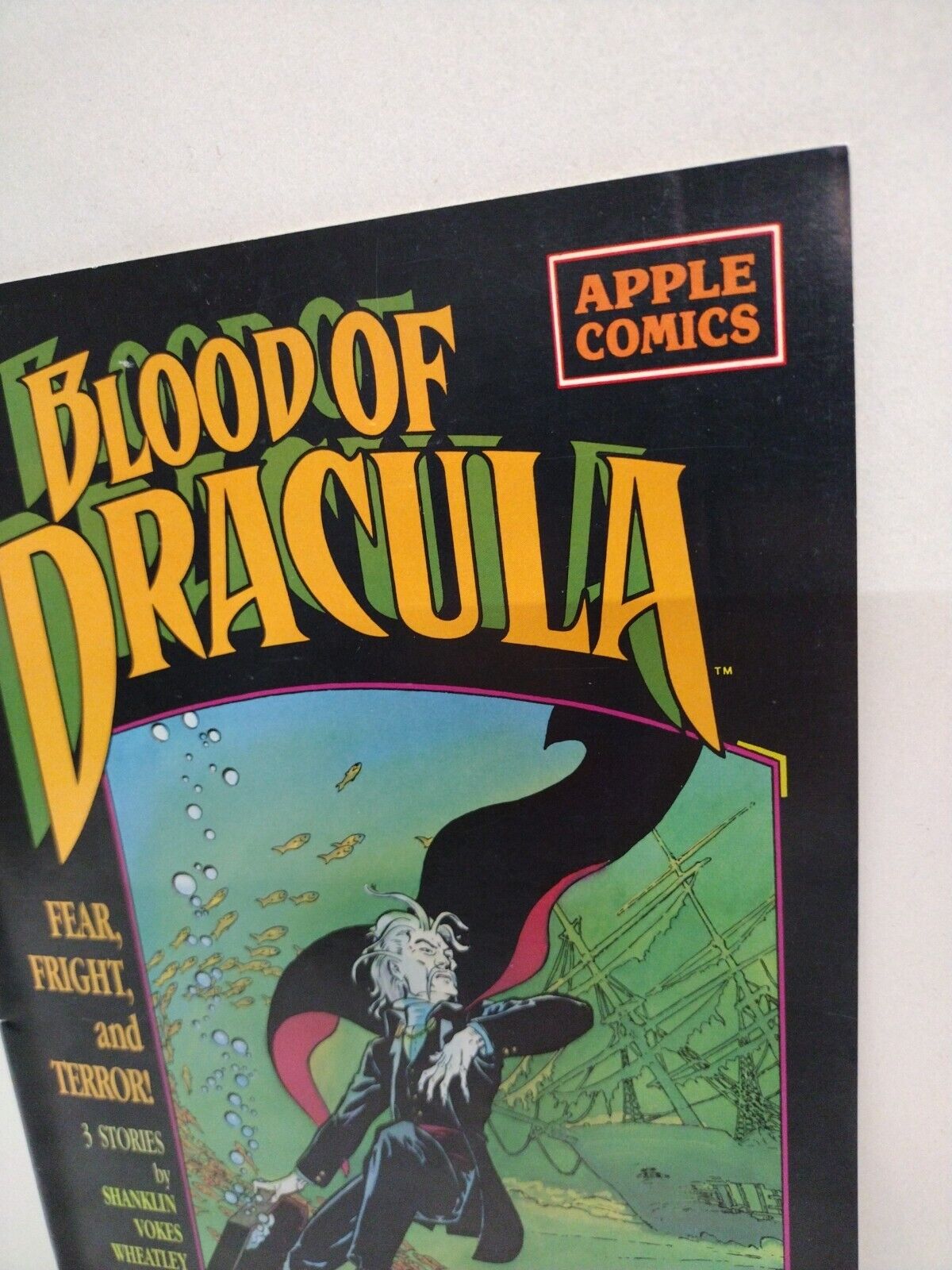 Blood of Dracula (1988) #4 Daemon Willis Mark Wheatley Cover Art Apple Comics