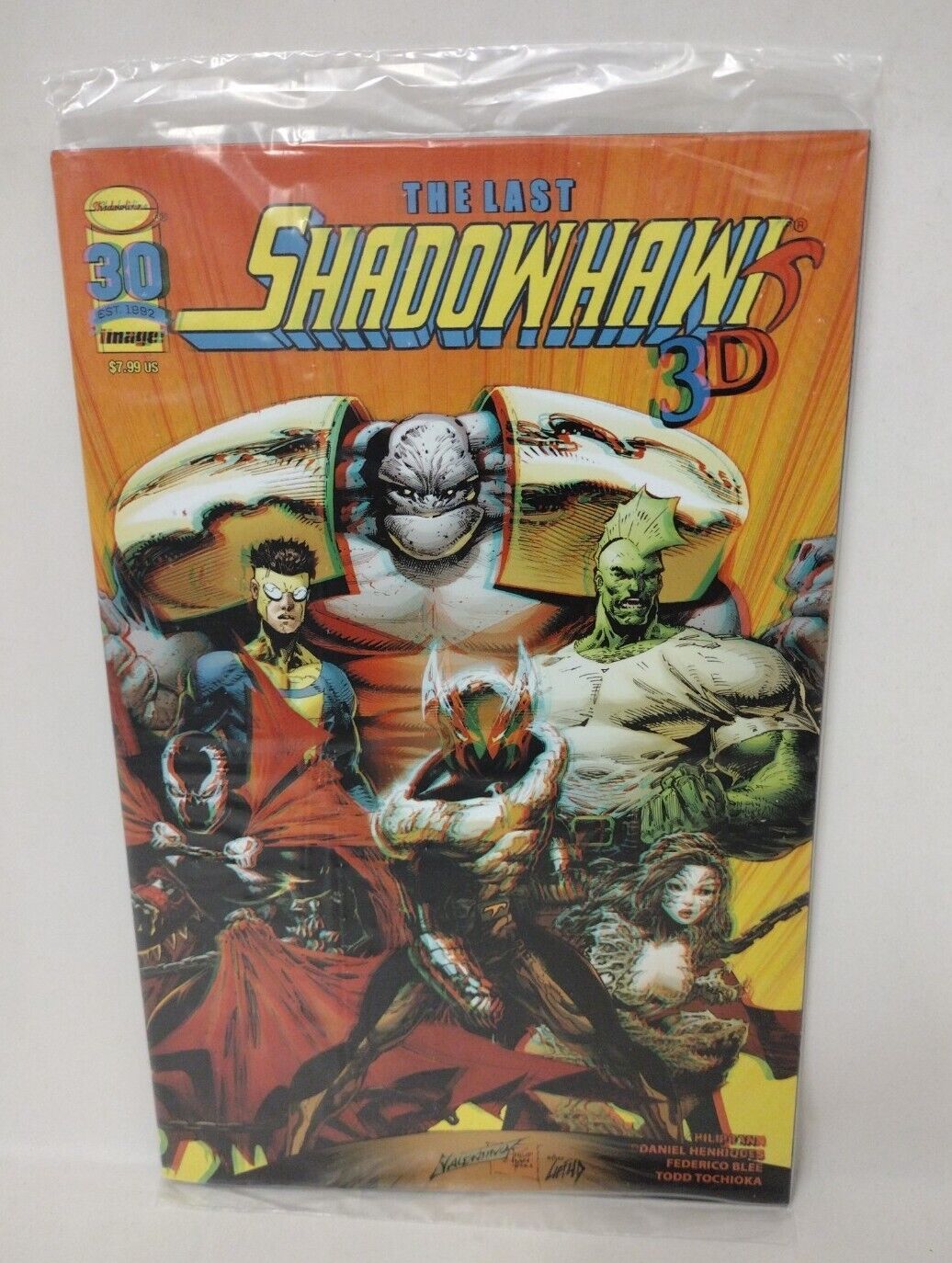 The Last Shadowhawk #1 (2022) 3D Variant Image Comic New In Polybag w Glasses