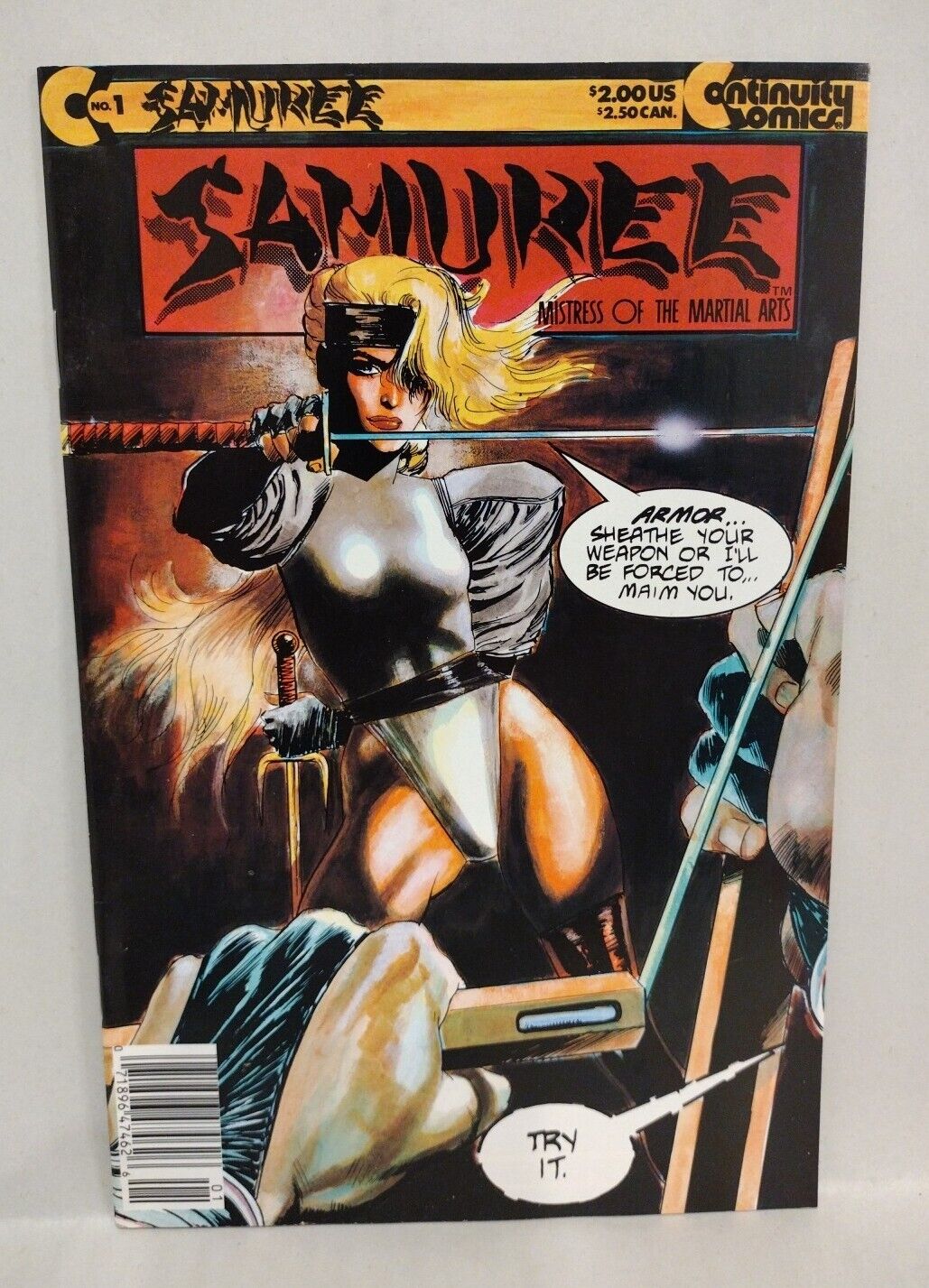 Samuree #1 (1987) Continuity Comic Mark Beachum VF-NM