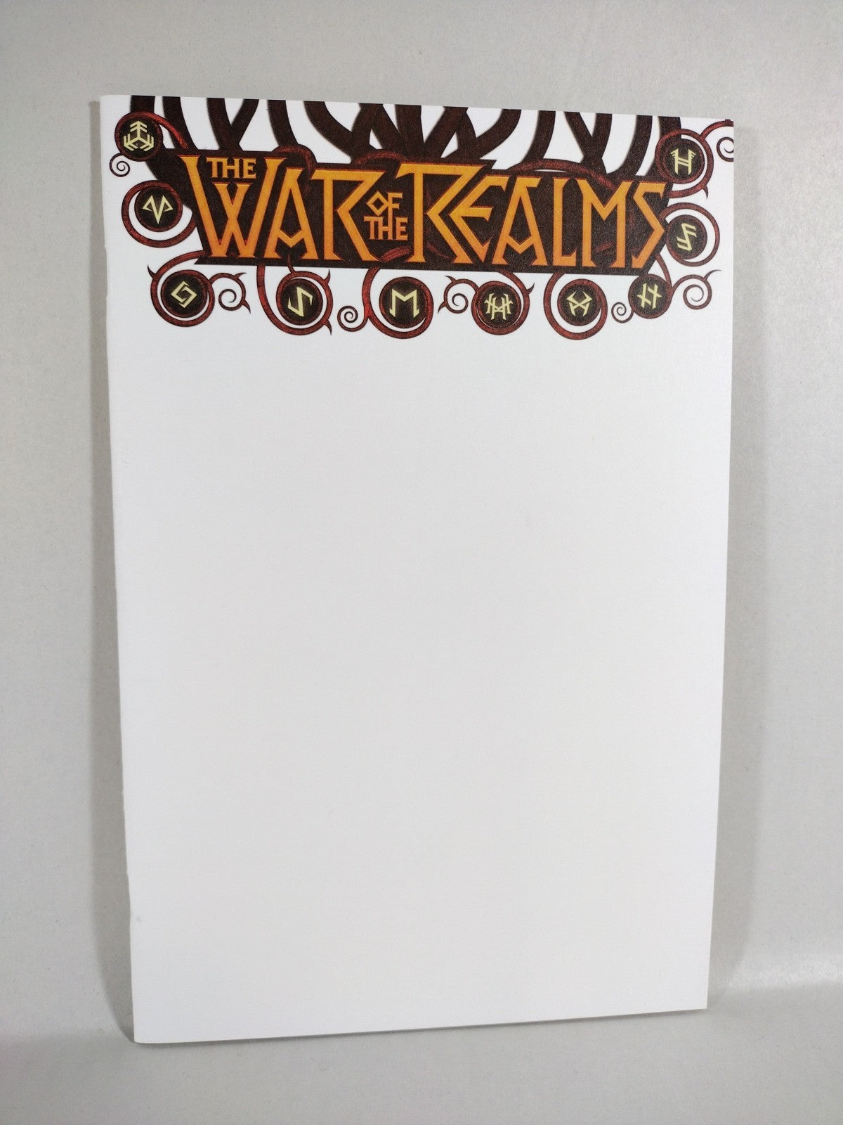 War of the Realms #1 (2019) Marvel Comic Blank Sketch Variant NM