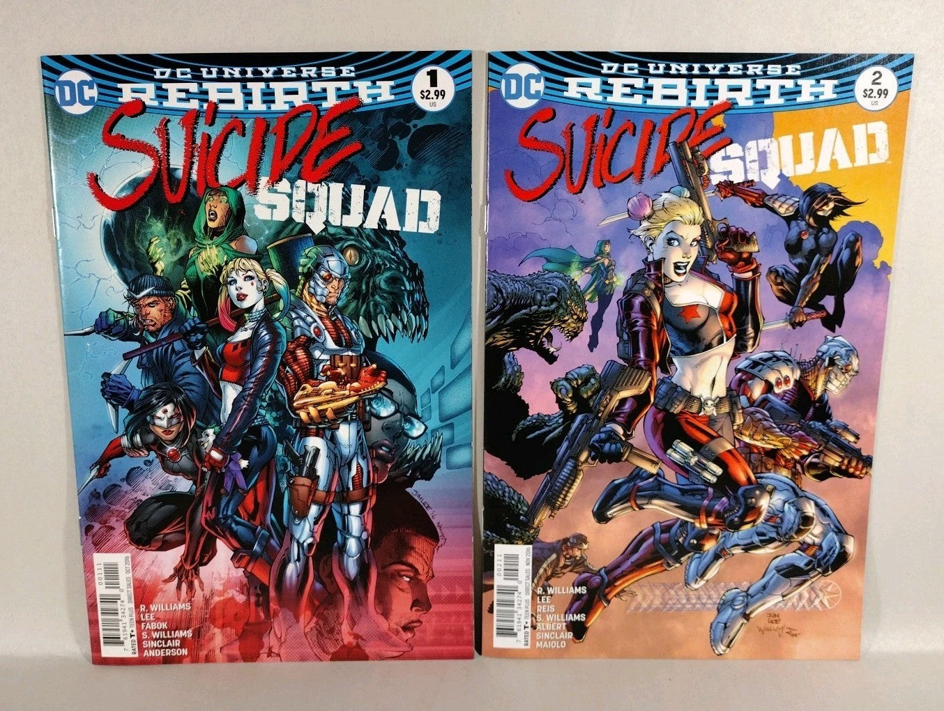 Suicide Squad (2016) DC Comic Set #1 2 3 4 5 6 7 8 + Vs Justice League #1