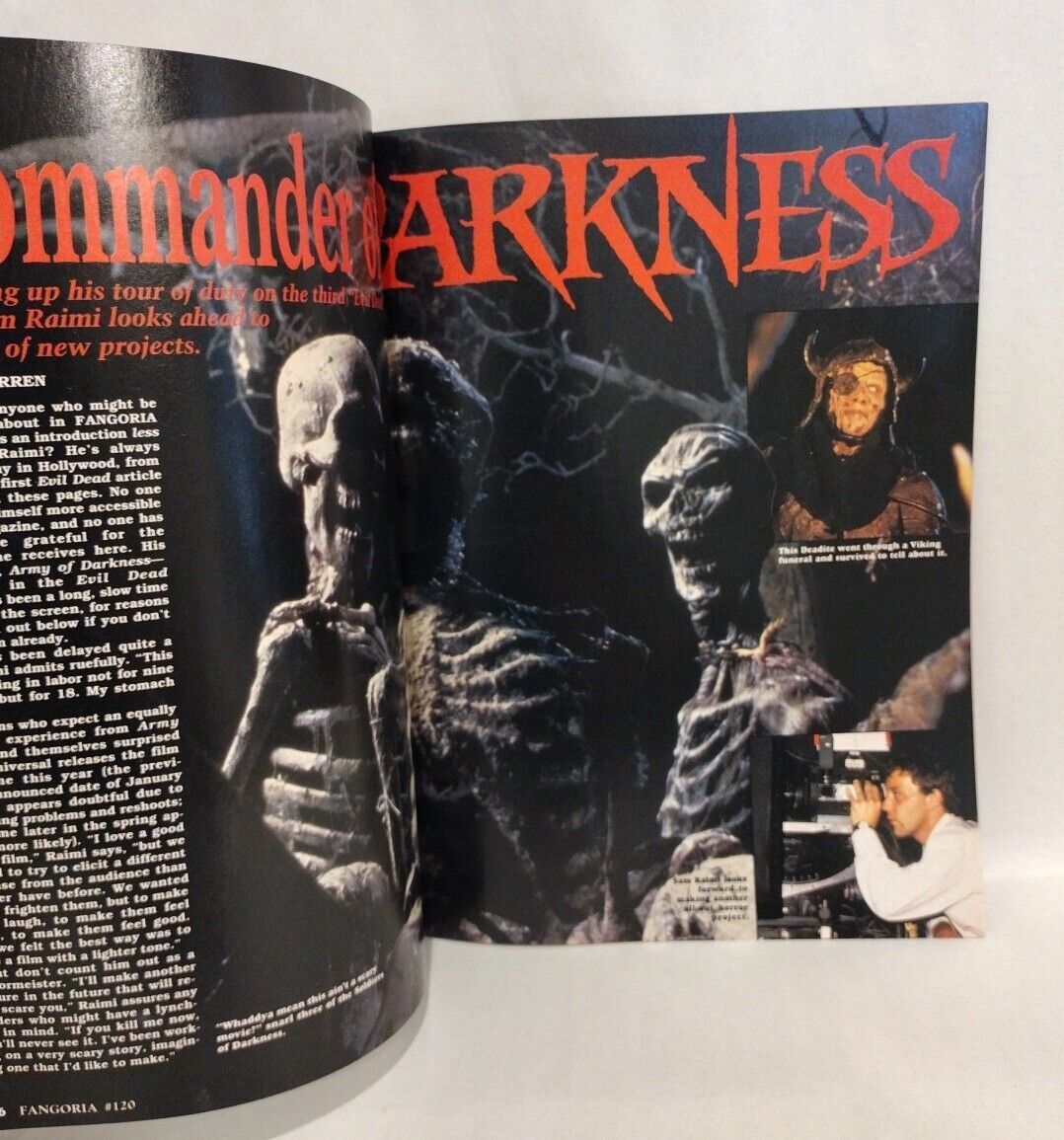 FANGORIA Magazine #120 (1992) Army Of Darkness Warlock II Dracula Mutant Freaks