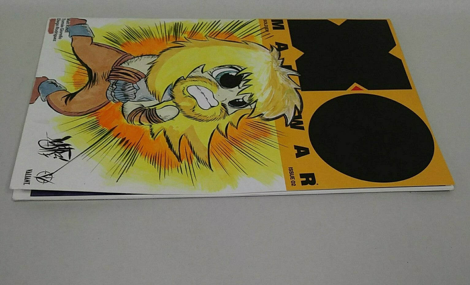 X-O Manwar #2 Valiant 2017 Sketch Cover Variant Comic W Original Dave Castr Art