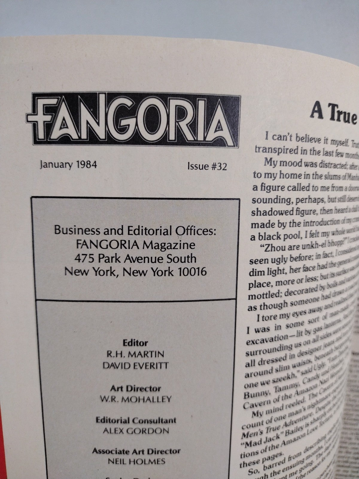 FANGORIA Magazine #32 (1984) Friday The 13th Poster Christine CHUD Cujo GD