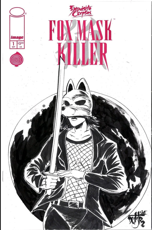 Exquisite Corpses Fox Mask Killer #1 Image Sketch Cover W Original DCastr Art