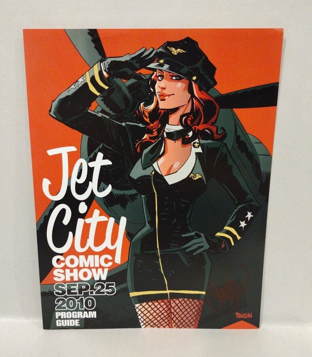 Jet City Comic Show 2010 Program Signed Tim Vigil Dan Panosian Cover Art