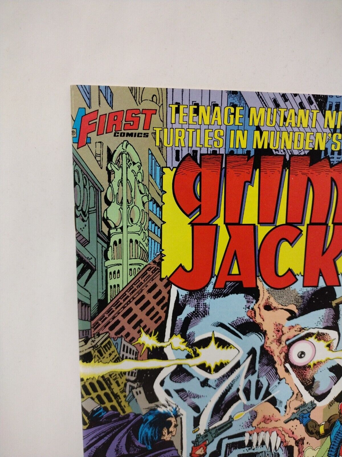 Grim Jack #26 (1986) TMNT Munden's Bar First Comic Ninja Turtles in Color