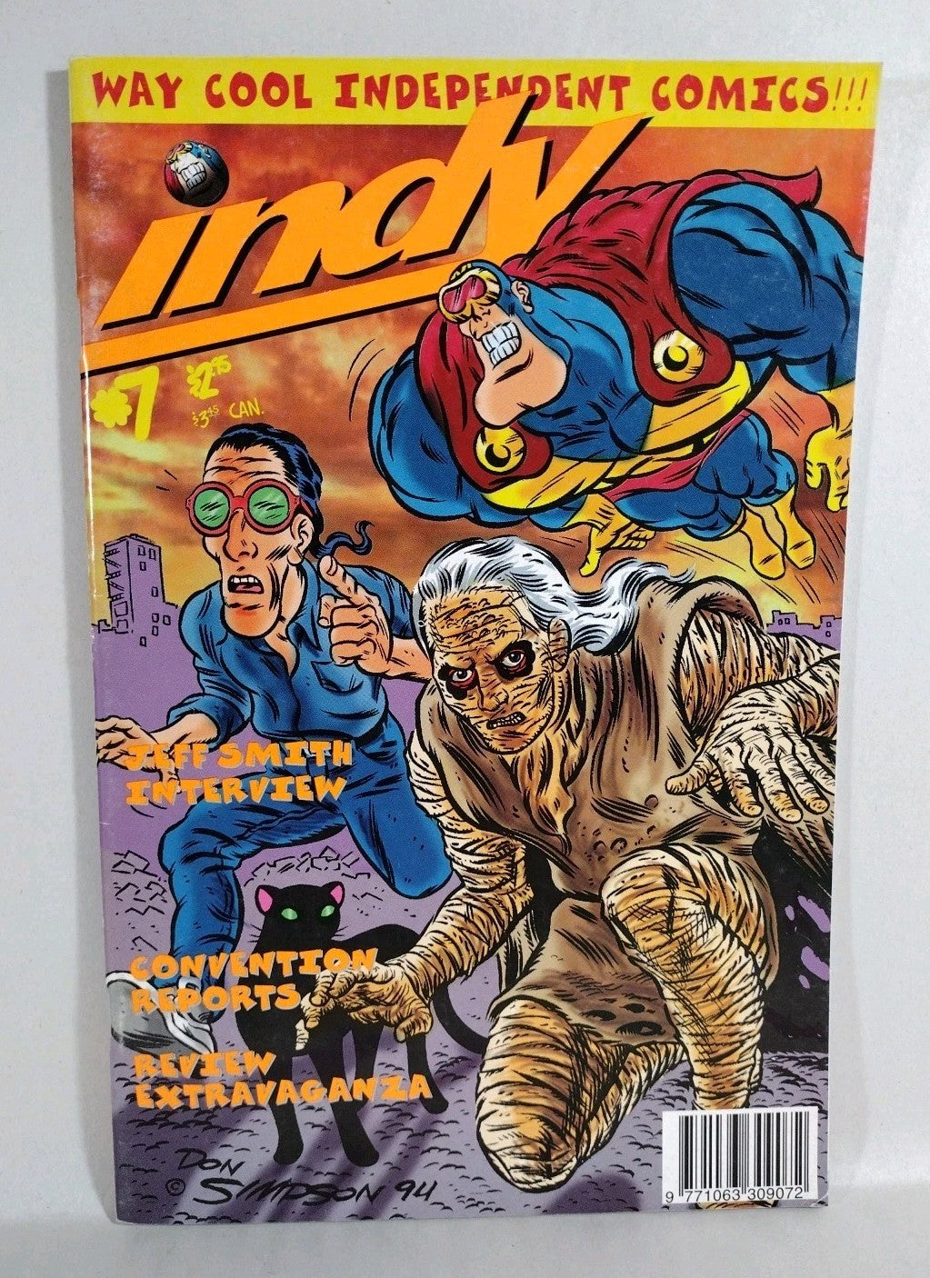 Indy (1994) Blackmore Independent Comic Magazine Lot #7 8 Tim Vigil Don Simpson