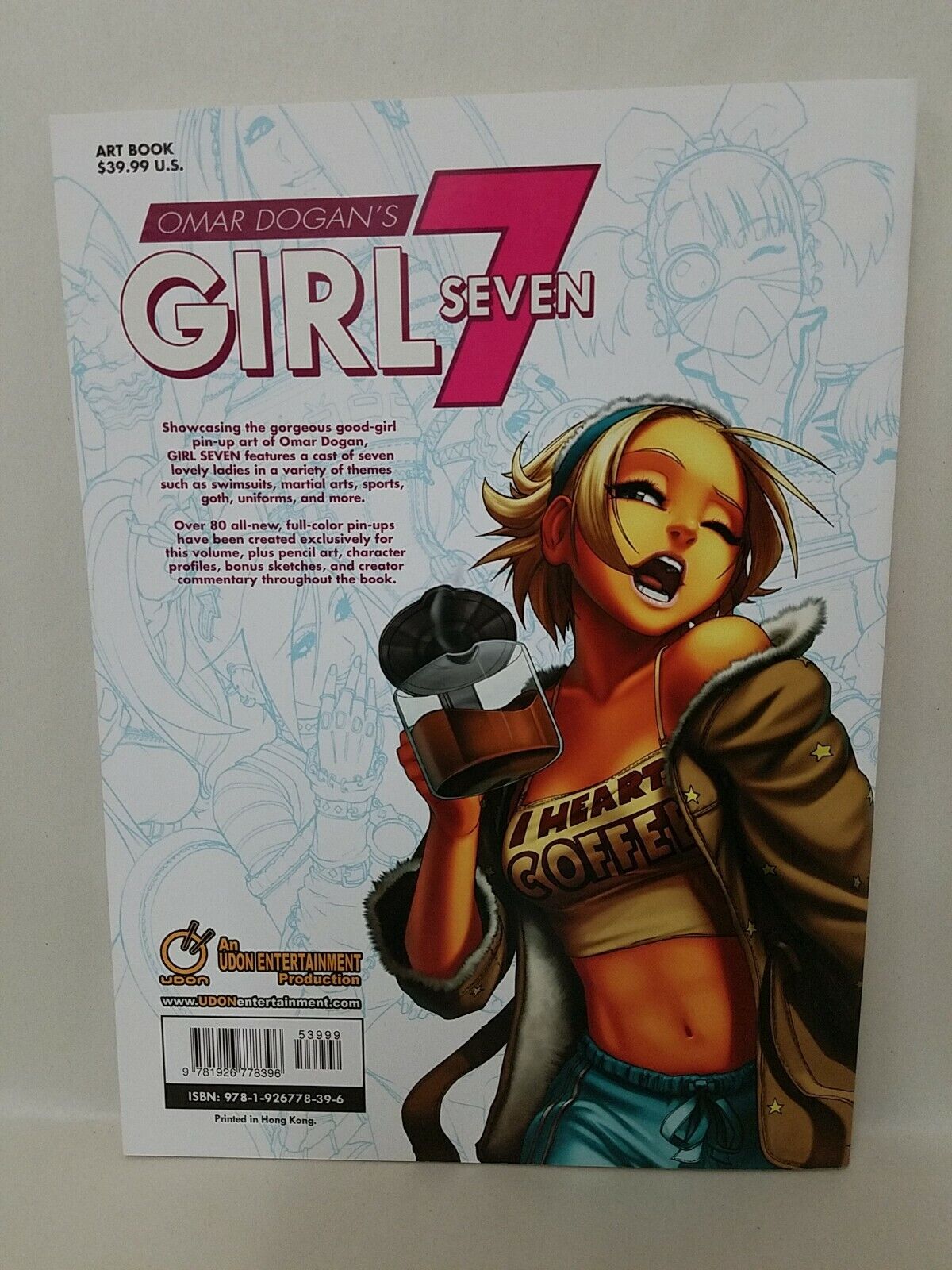 OMAR DOGAN'S GIRL 7 SEVEN (2011) Artbook UDON SC