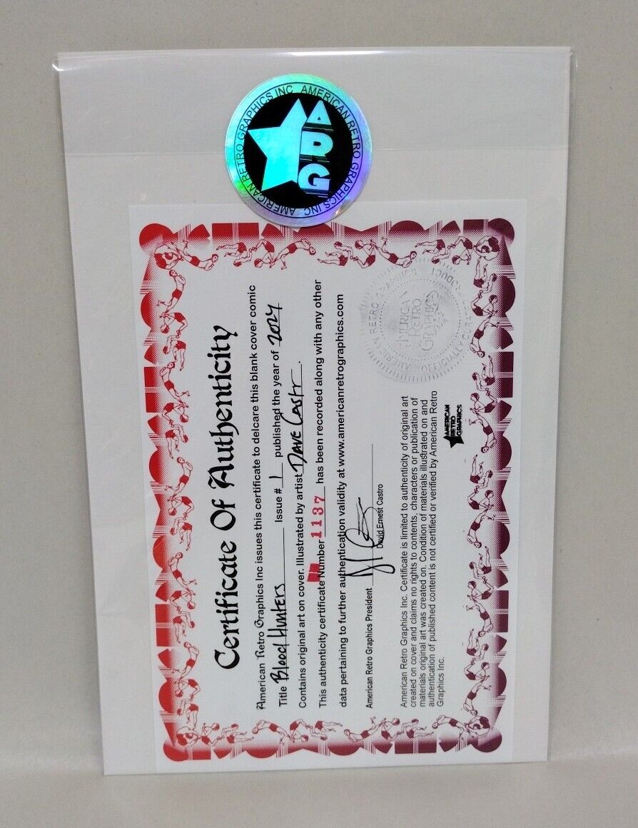 Blood Hunters #1 (2024) Marvel Comic Red Sketch Var W Original Dave Castr Art