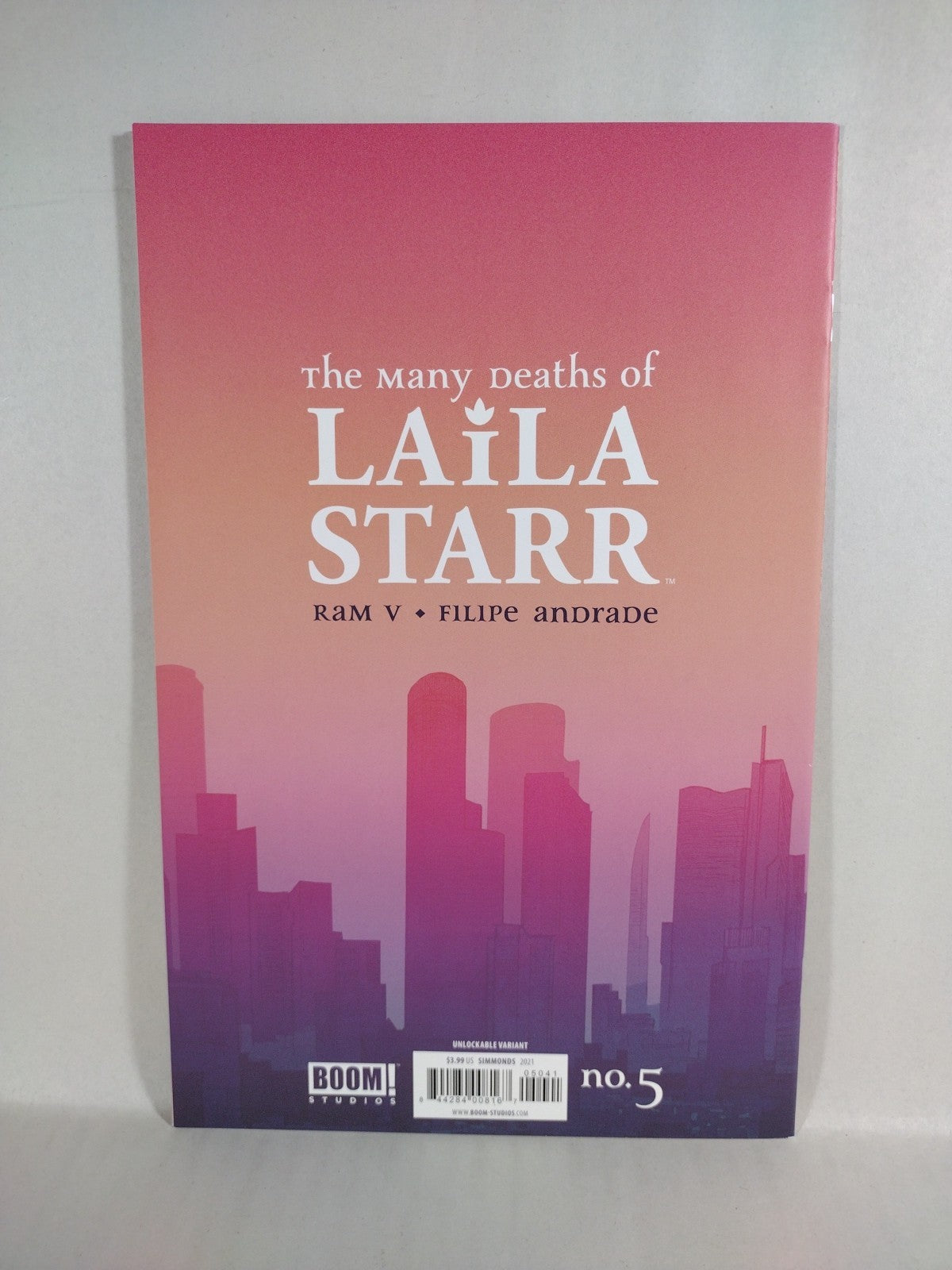 Many Deaths Of Laila Starr (2021) BOOM Comic Lot Set #1 2 3 5 NM Filipe Andrade