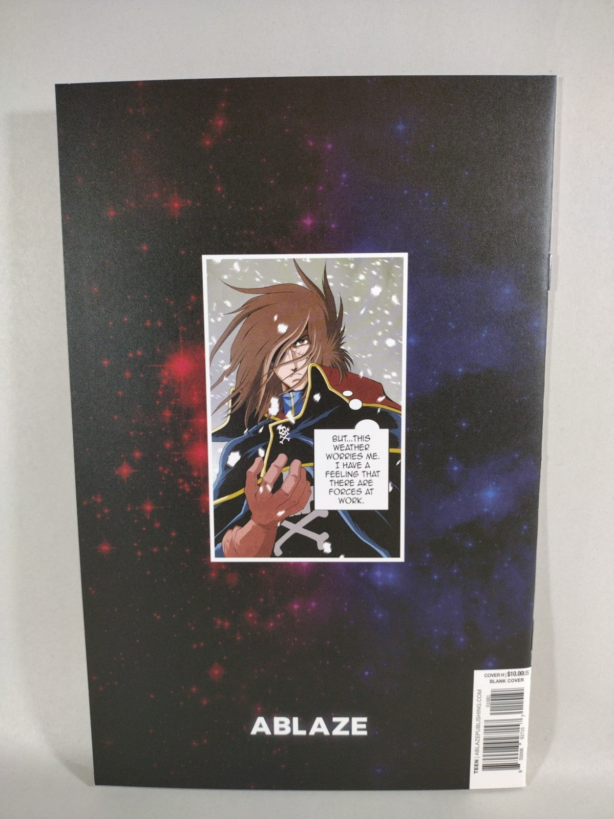 Captain Harlock Space Pirate 1 (2021) Ablaze Blank Sketch Variant Cover Comic NM
