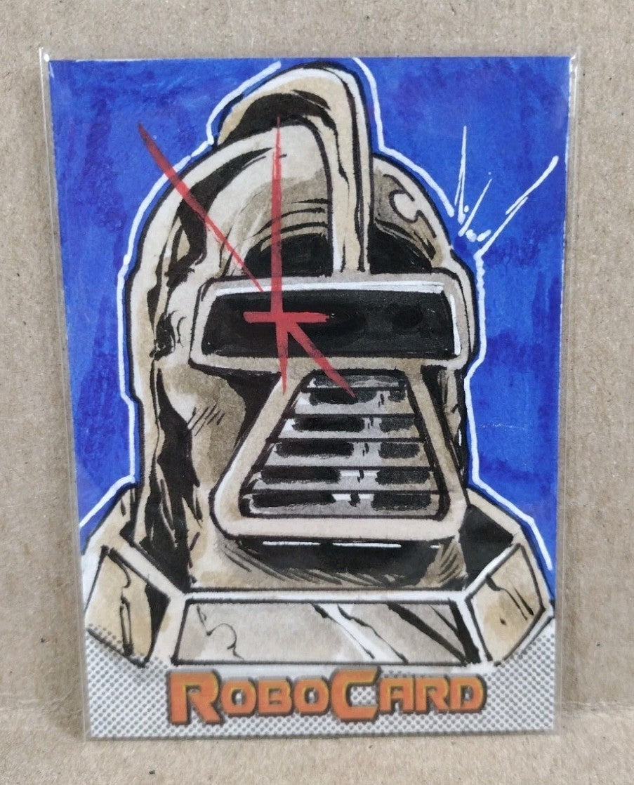Robocard (2026) ARG Sketch Card W Original Dave Castr BSG Cylon Art