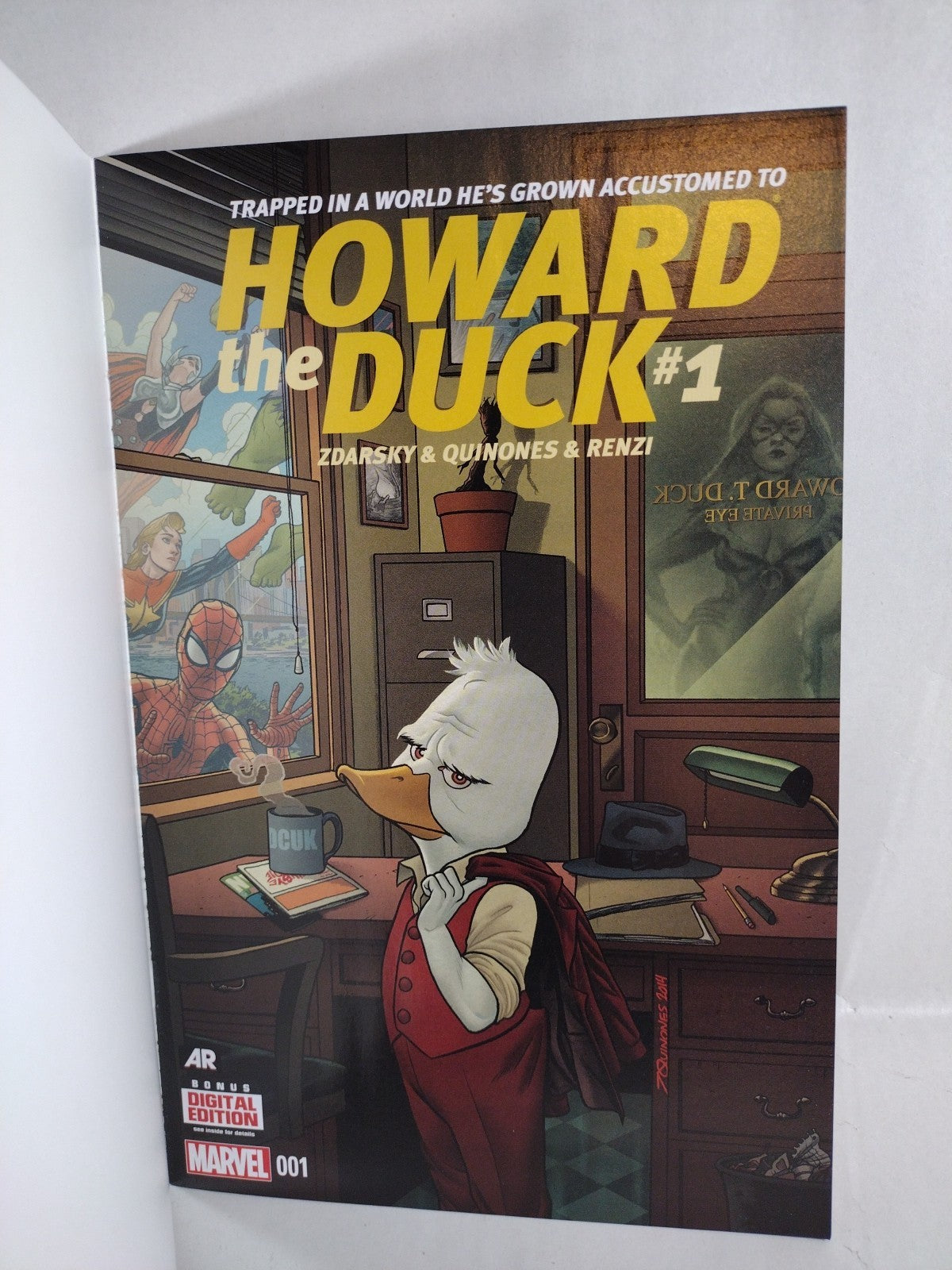 Howard the Duck Comic #1 (2015) Marvel Comic Blank Sketch Variant Chip Zdarsky
