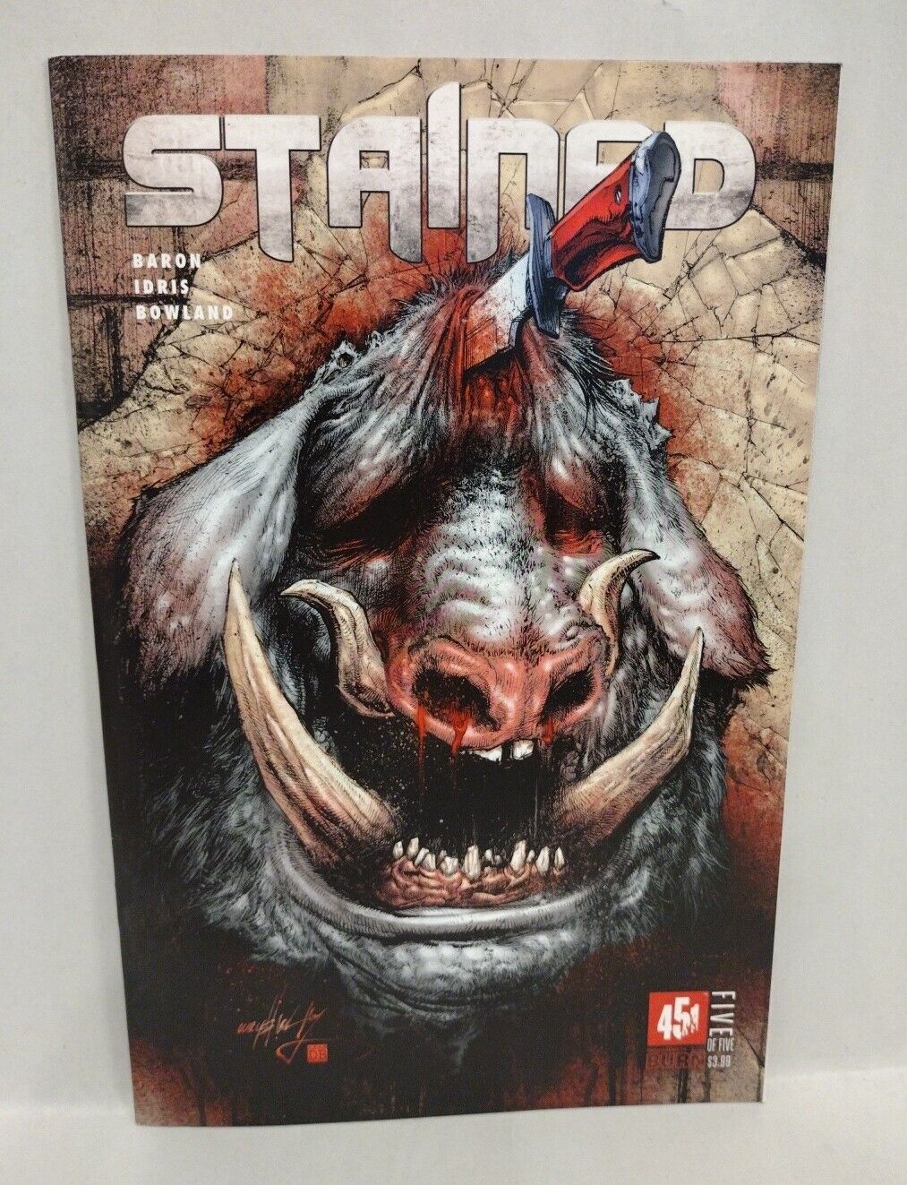 Stained (2017) 451 Complete Retailer Incentive Variant Comic Set #1 2 3 4 5 HTF