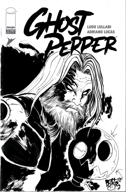 Ghost Pepper 1 (2025) Image Comic Sketch Cover Variant W Original Dave Castr Art