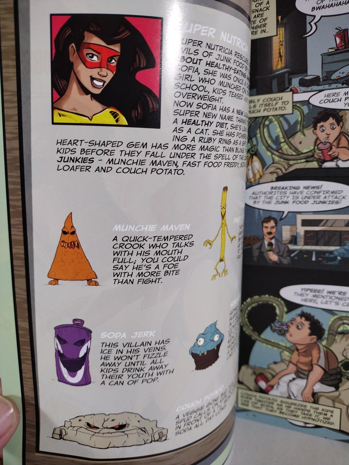 Super Nutricia (2009) IEHP PSA Comic Against Childhood Obesity Junk Food Junkies