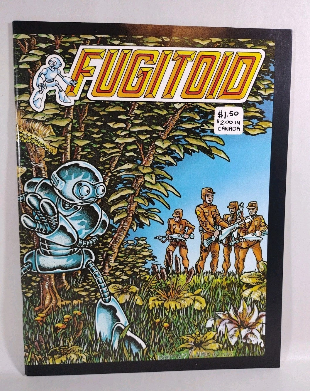 Fugitoid #1 (1985) Mirage Magazine Comic TMNT Triceritons 1st Appearance VF-NM