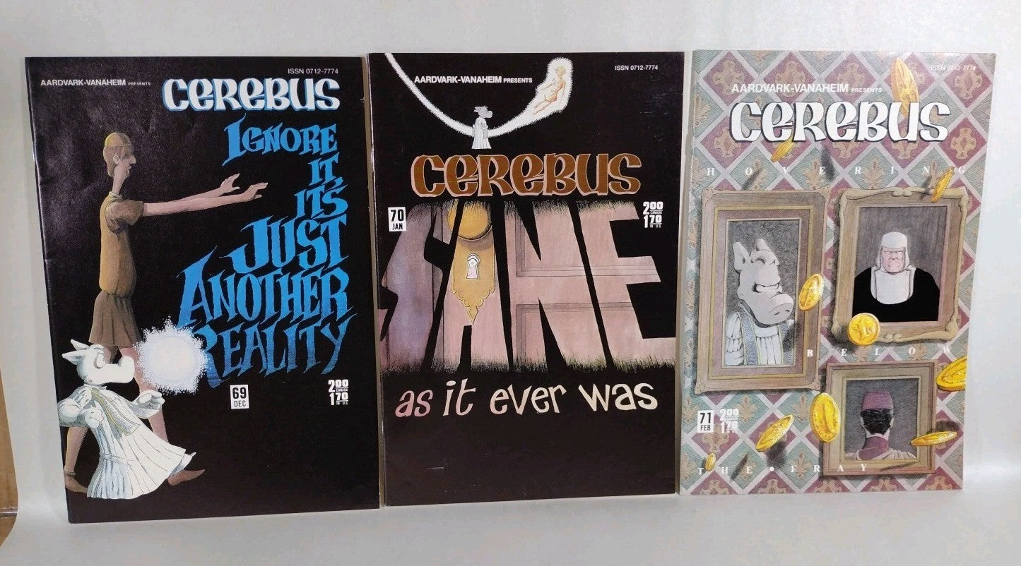 Cerebus The Aardvark 51-113 (1991) Dave Sim Complete Church & State Pt 1-60 +