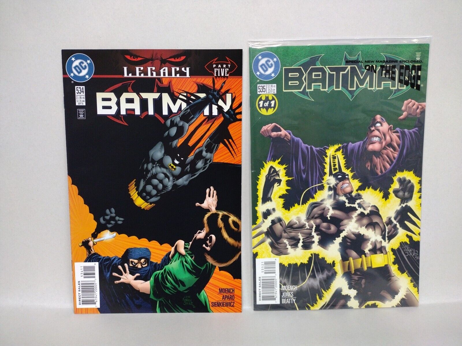 Batman (1996) DC Comic Lot Set 534 535a 535b 536 538 539 Kelly Jones VF-NM