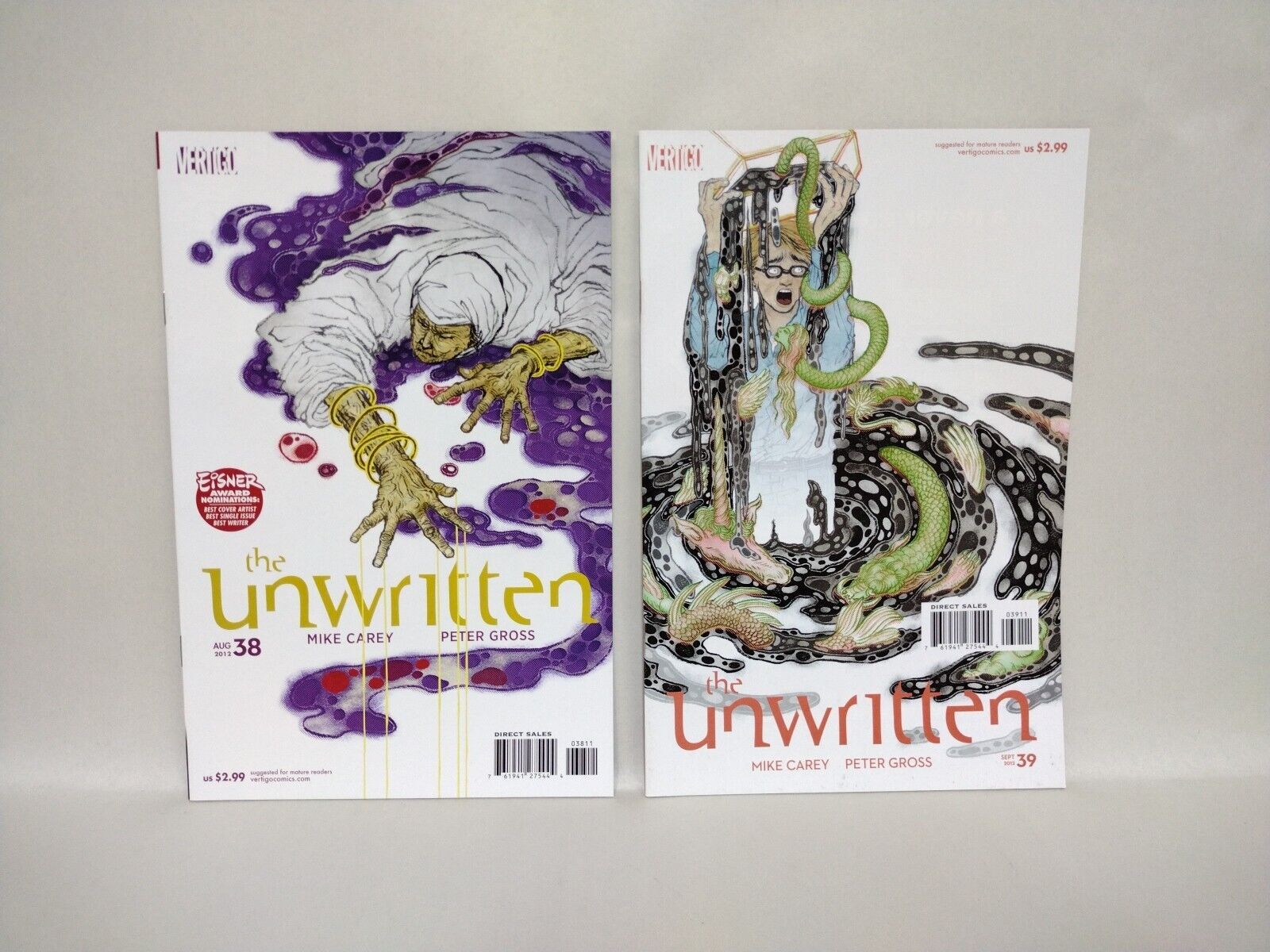 The Unwritten (2009) Vertigo Comic Lot Set #1-41 + 33.5 34.5 35.5 Mike Carey 