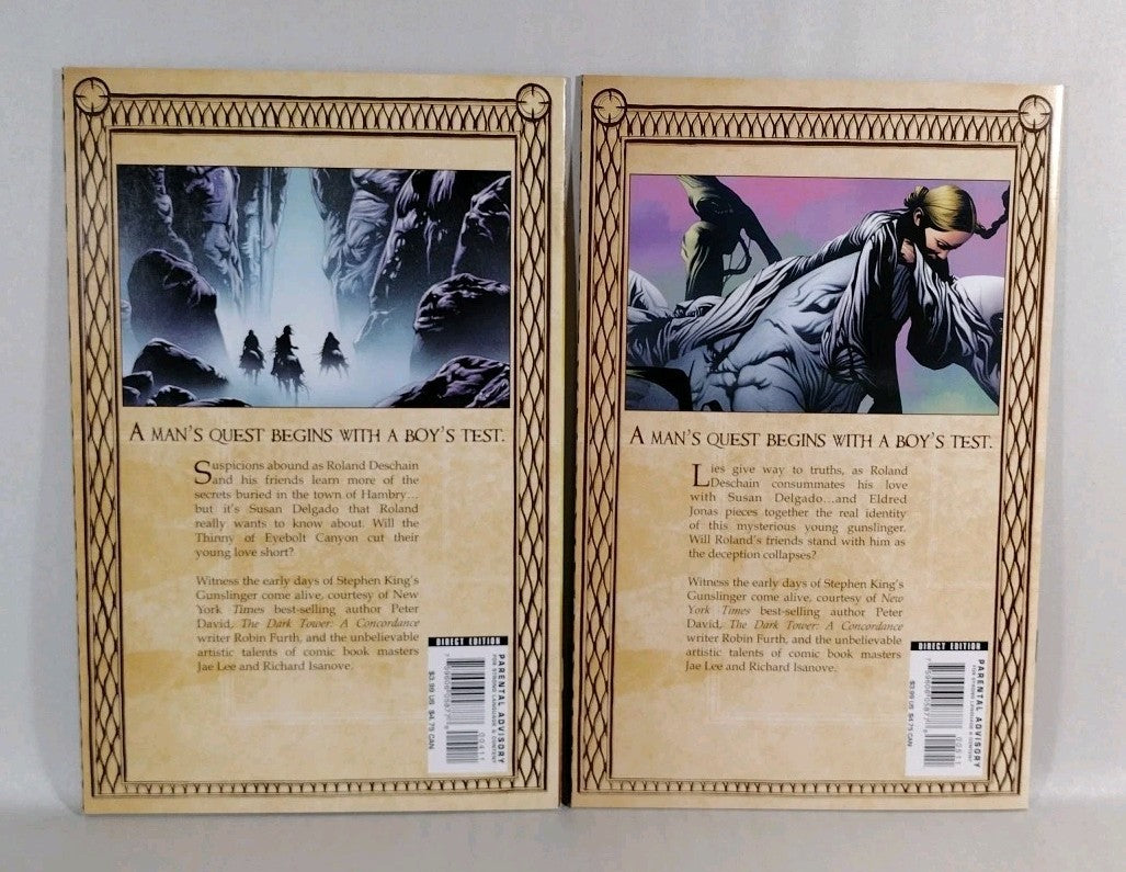 Dark Tower Gunslinger Born Complete 2007 Marvel Comic Set #1-7 Guidebook + Bonus