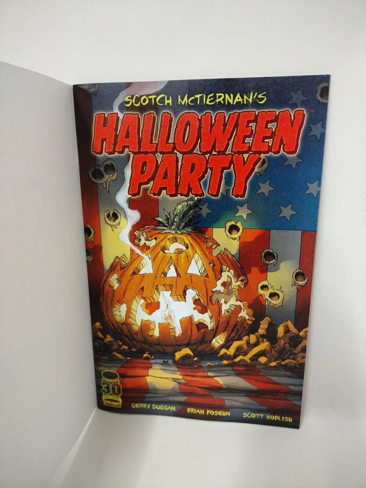 Scotch McTiernan Halloween Party 1 (2022) Image Blank Cover Comic W Original Art