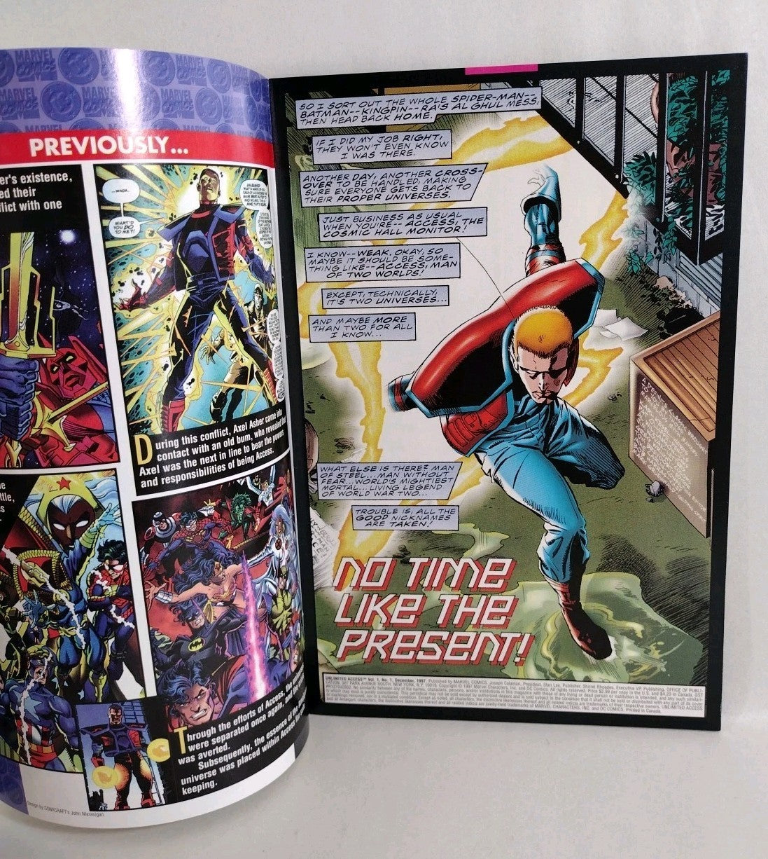 DC Marvel All Access (1996) Comic Miniseries #1 2 3 + Unlimited Access #1 (1997)