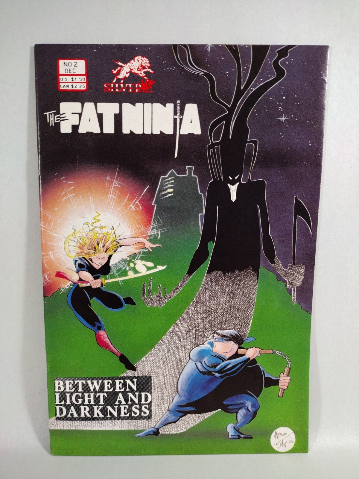 Fat Ninja (1986) Complete Silverwolf Comic Set #1 2 3 4 5 Gary Amaro VG-VF