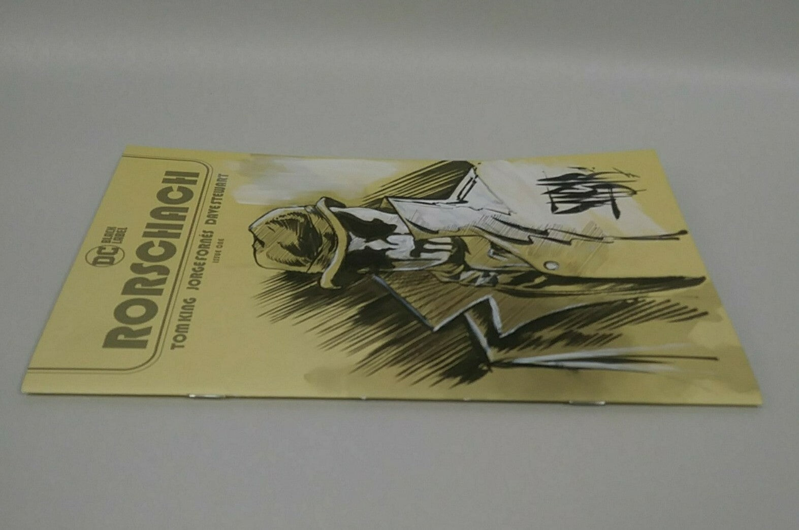 Rorschach #1 (2020) DC Sketch Cover Variant Comic W Original DCastr Art ARG