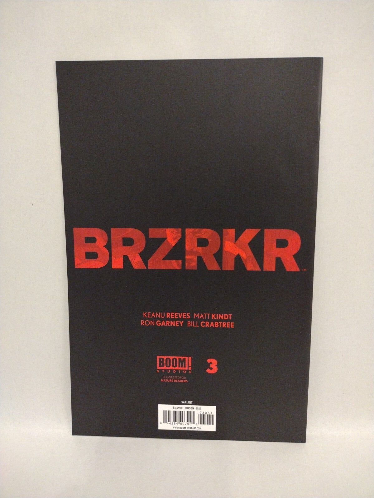 BRZRKR #3 (2021) Boom Studios Jenny Frison Variant Cover NM