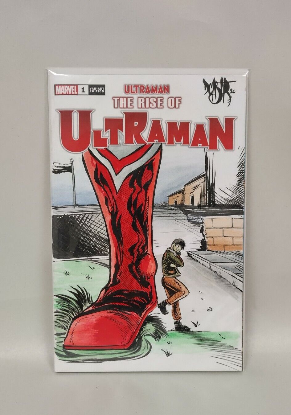 Rise of Ultraman #1 (2020) Blank Cover Variant Comic W Original Art ARG COA #266