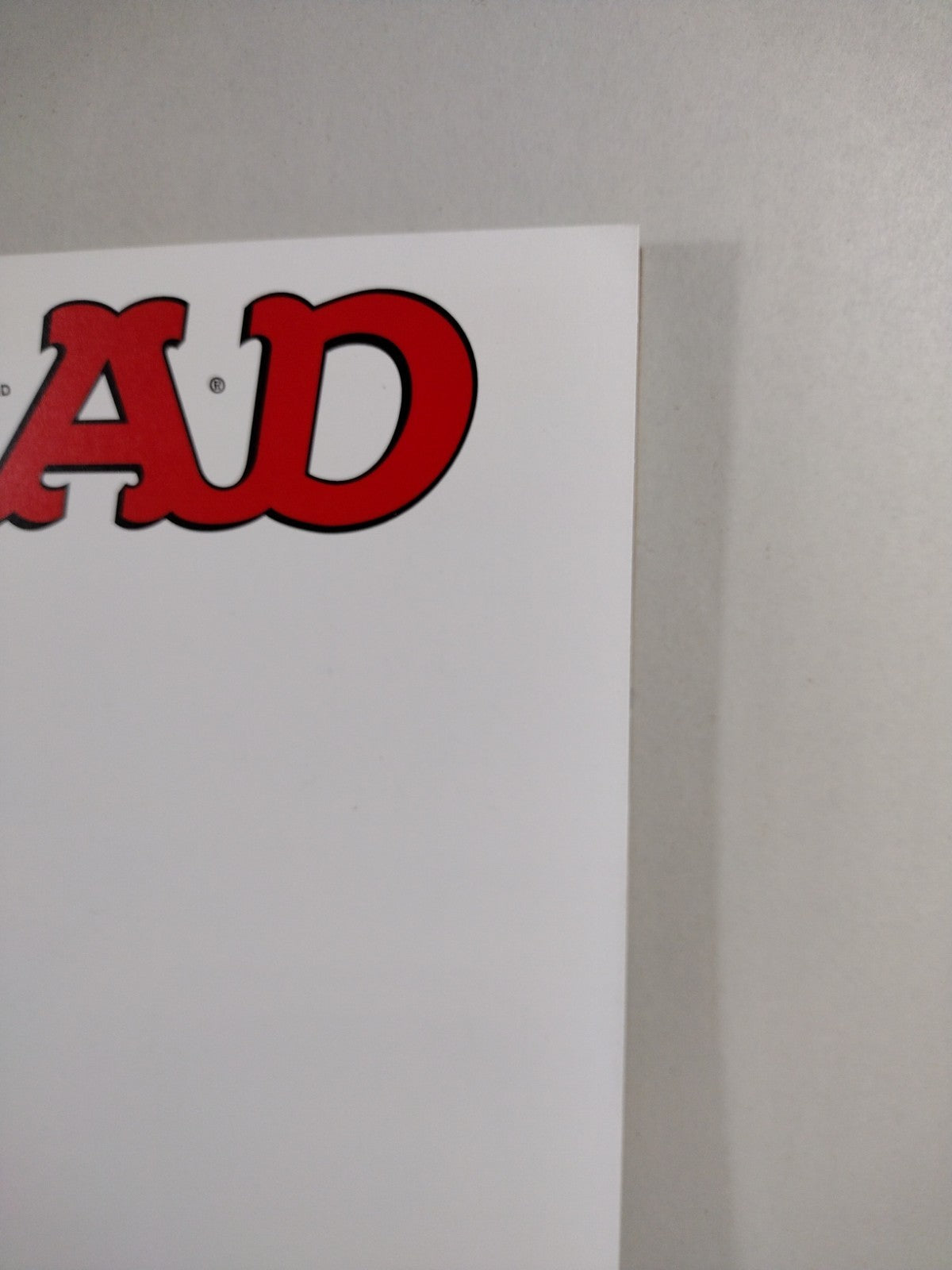 Mad Magazine #538 (2016) Blank Sketch Cover Variant NM