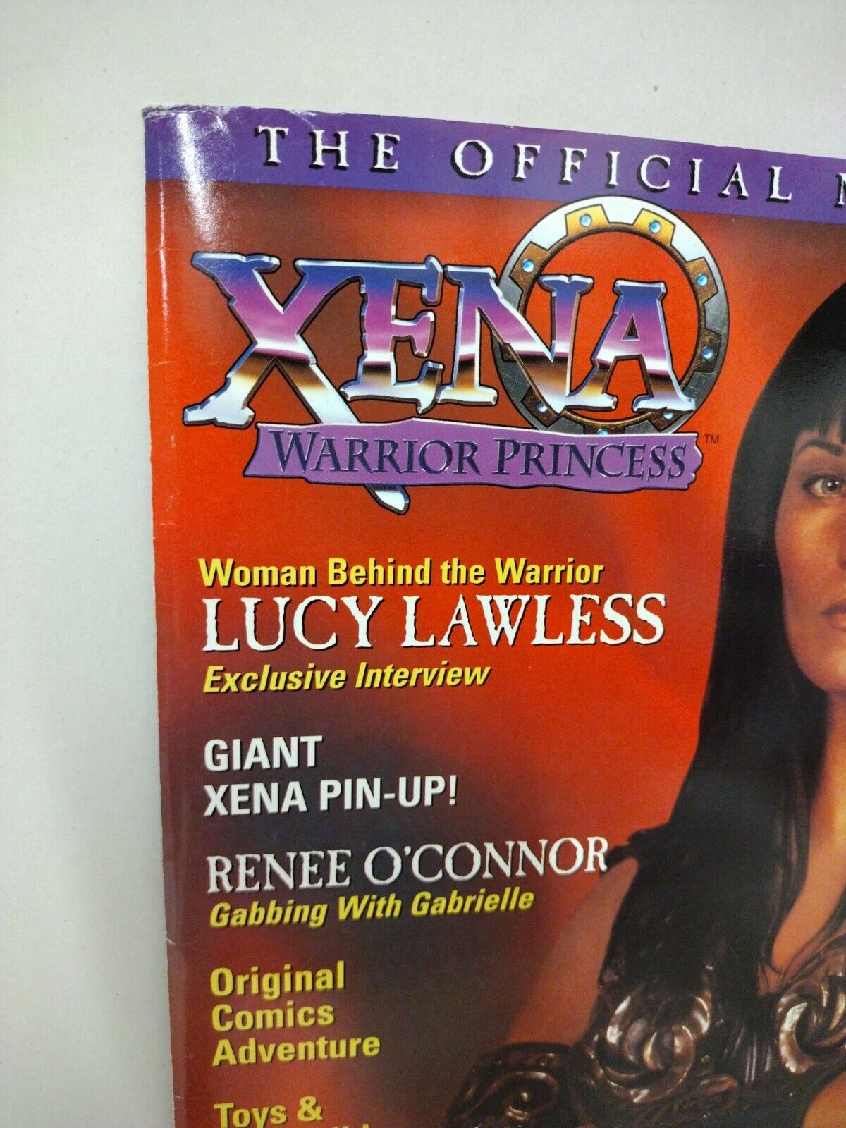 Xena Warrior Princess (1997) #1 Topps Magazine Unread W Poster Cover B Variant