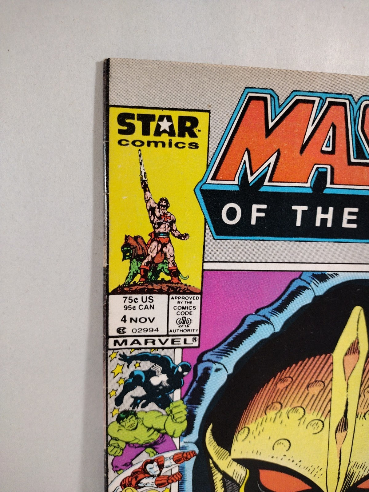 Masters Of The Universe #4 (1986) Marvel Comic Hordak Cover Fine Newsstand
