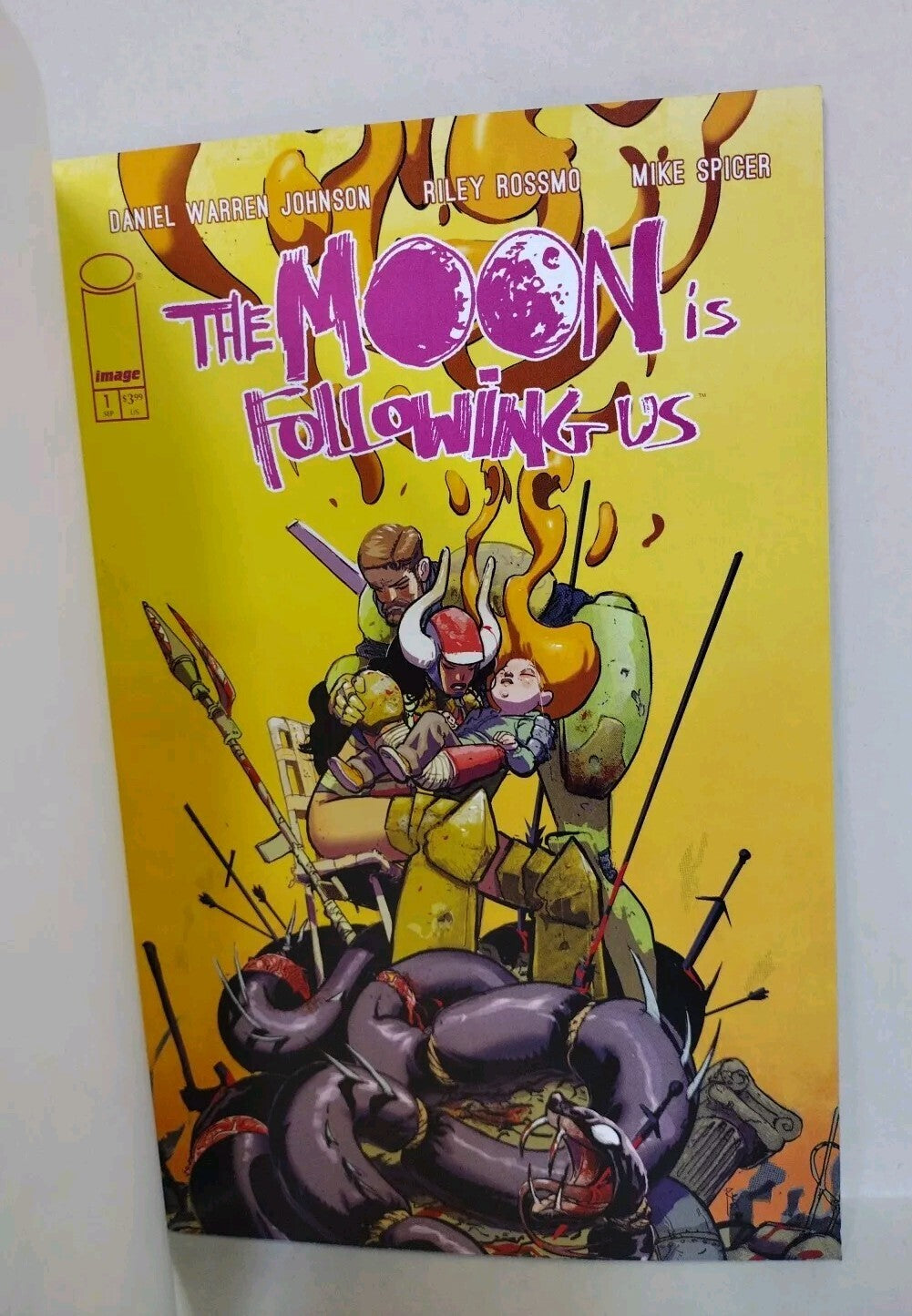 The Moon Is Following Us #1 (2024) Image Comics Sketch Cover Var W Original Art