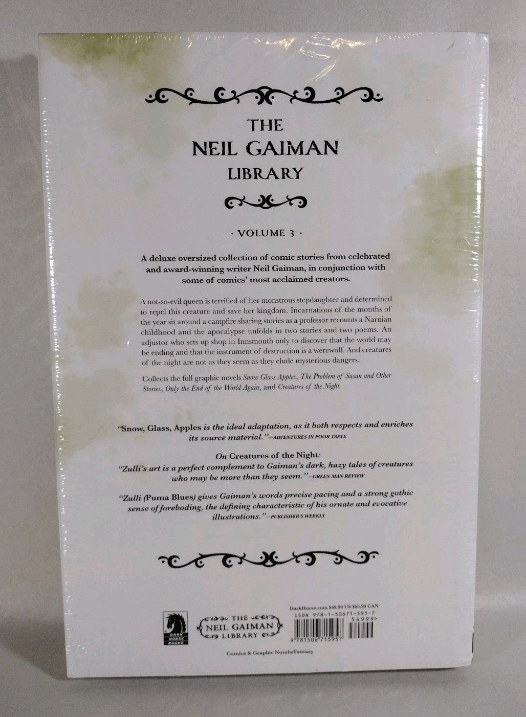 Neil Gaiman Library Vol 3 Dark Horse Comics HC P Craig Russell Sealed With Dent