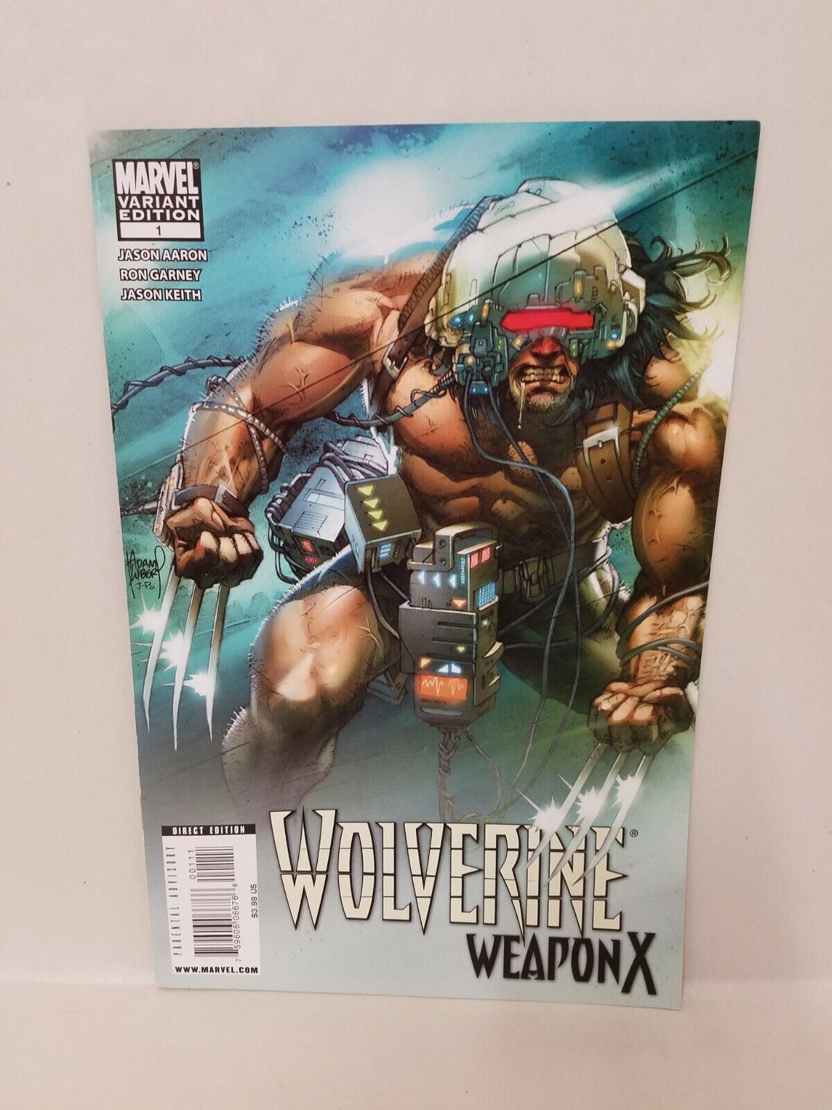 Wolverine Weapon X (2009) #1 Variant Marvel Comic Lot of 4 Kubert Olivetti Davis