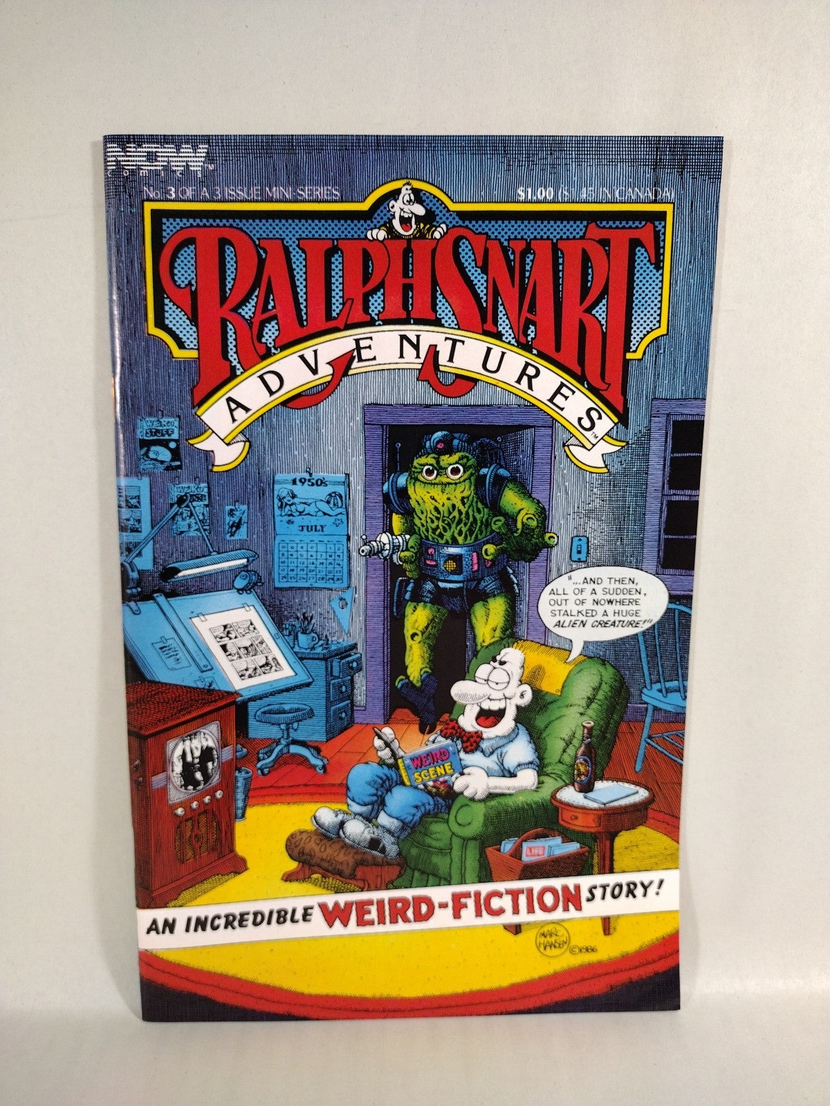 Ralph Snart Adventures (1986) Complete Now Comics Mini-series #1 2 3 VF