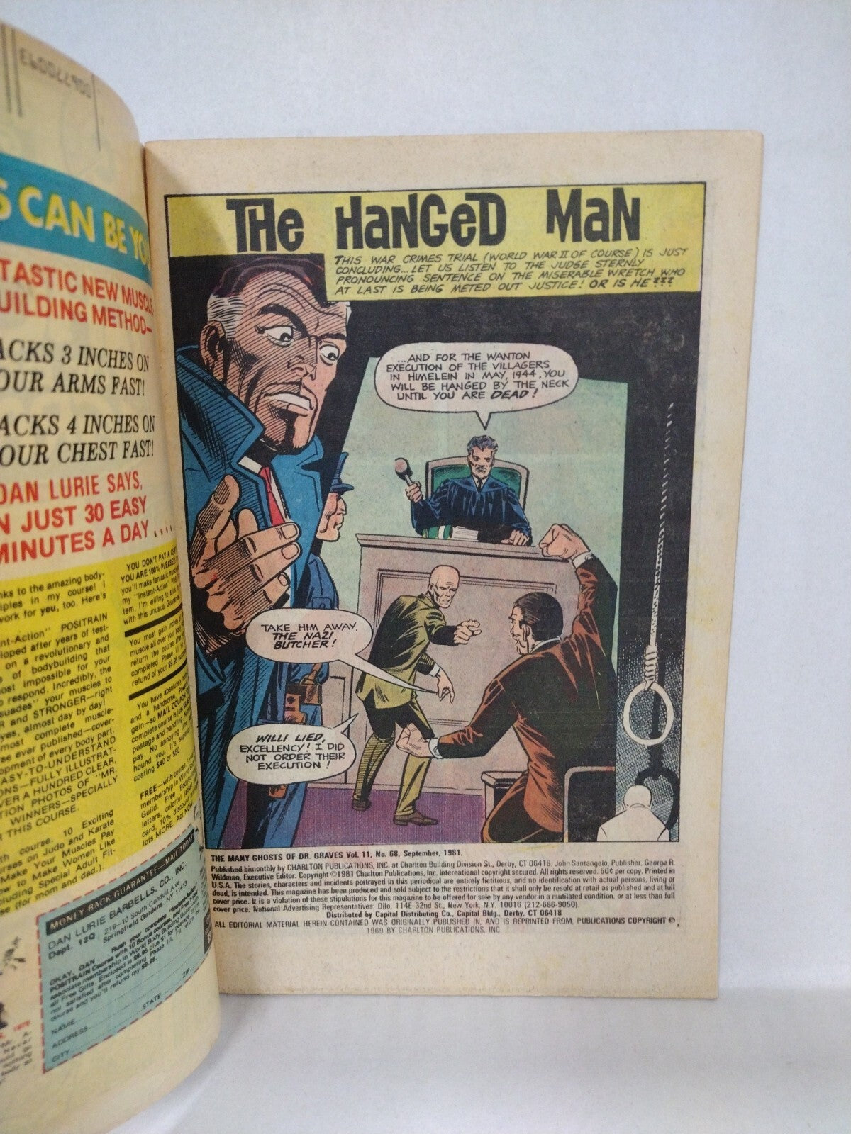 Many Ghost Of Doctor Graves (1981) Carlton Comic Lot #66 67 68 69 70 GD-VG 