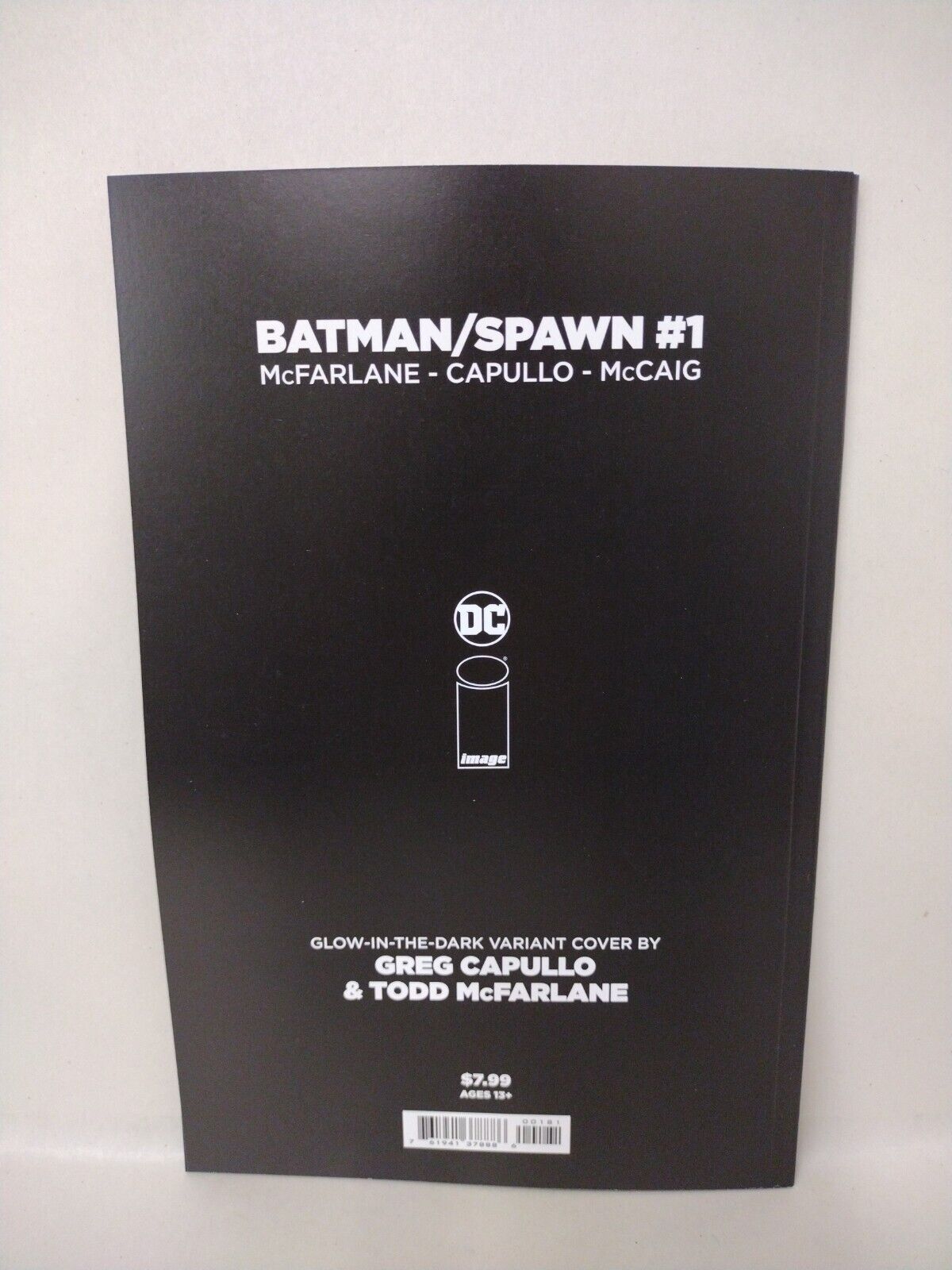Batman Spawn #1 Glow in the Dark Cover J  DC Comics 1st Print NM