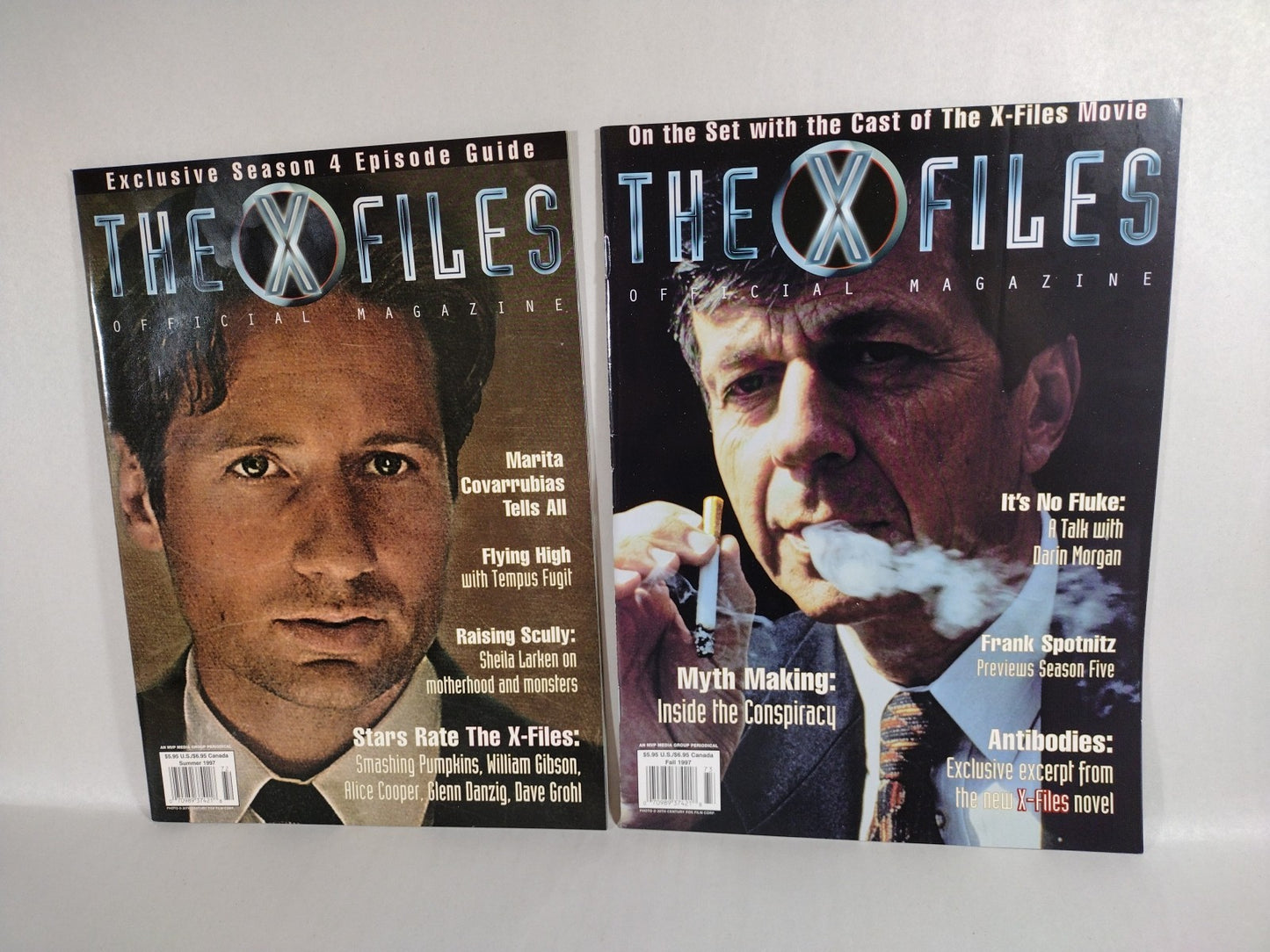 X-Files (1997) Official Magazine LOT of 15 David Duchovny Gillian Anderson