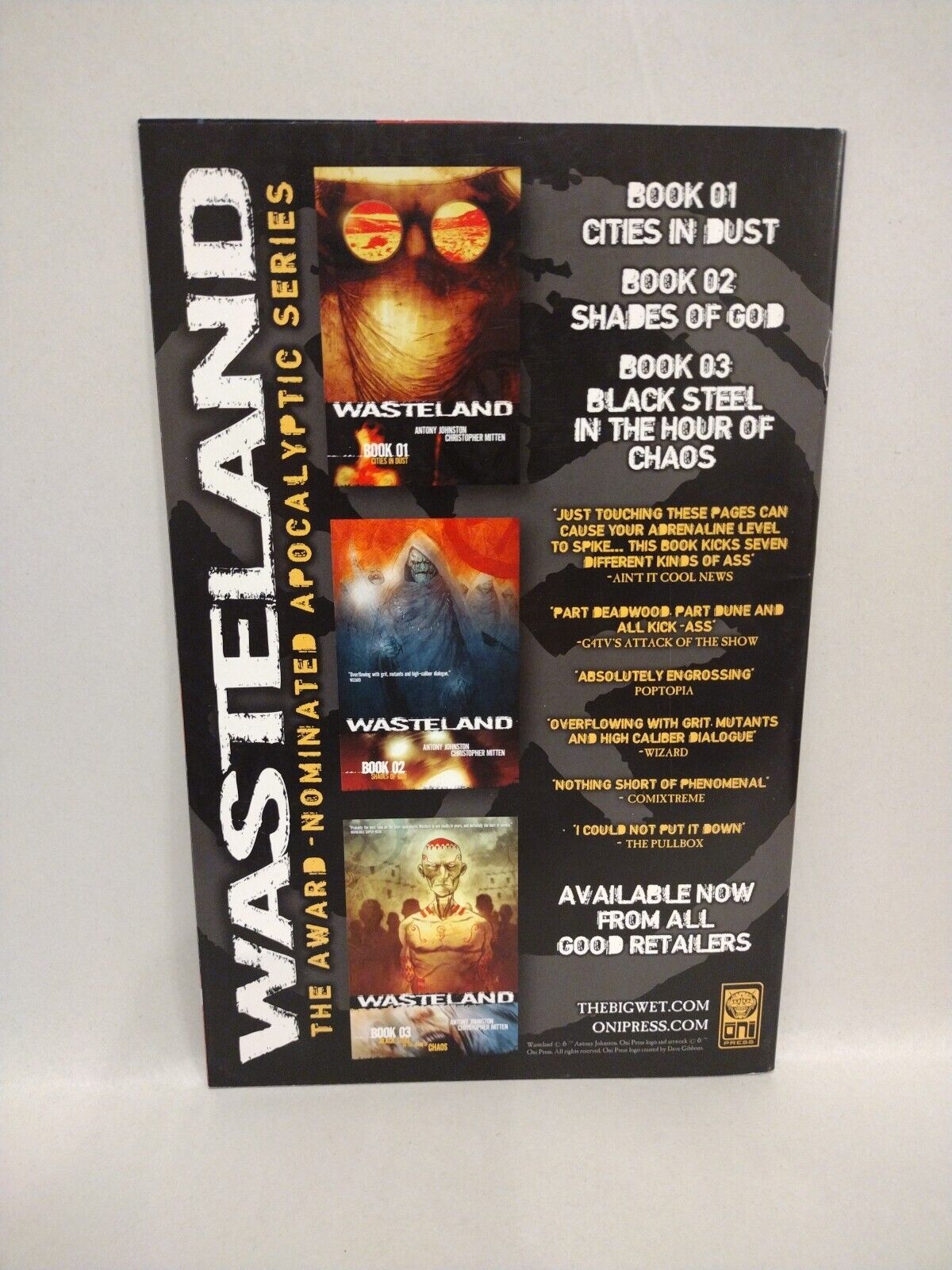 Wasteland (2008) Oni Comic Set #20 21 22 23 24 25 Anthony Johnston Reader Lot