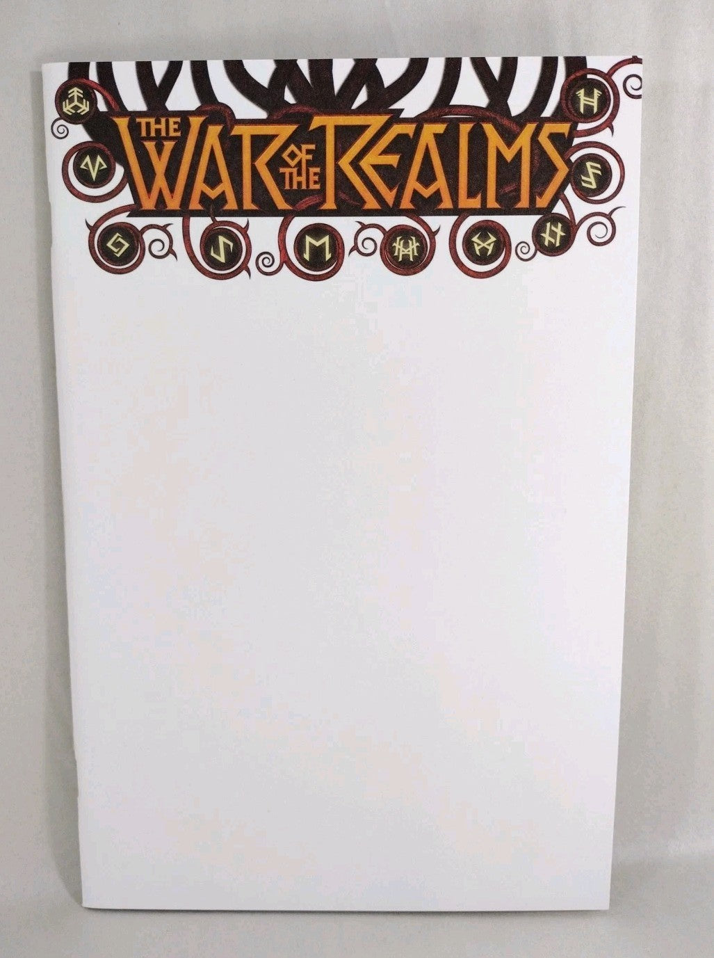 War of the Realms #1 (2019) Marvel Comic Blank Sketch Variant NM