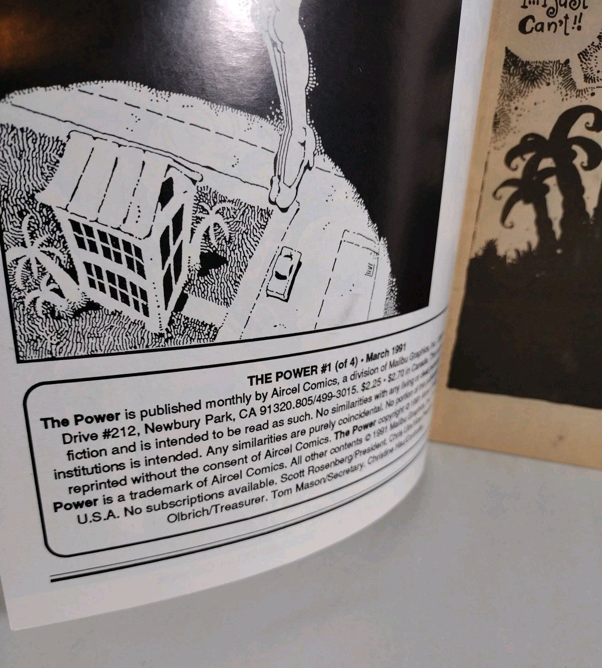 The Power #1 2 3 4 Complete Limited Series Set (1990) Dave Cooper Aircel Comics 