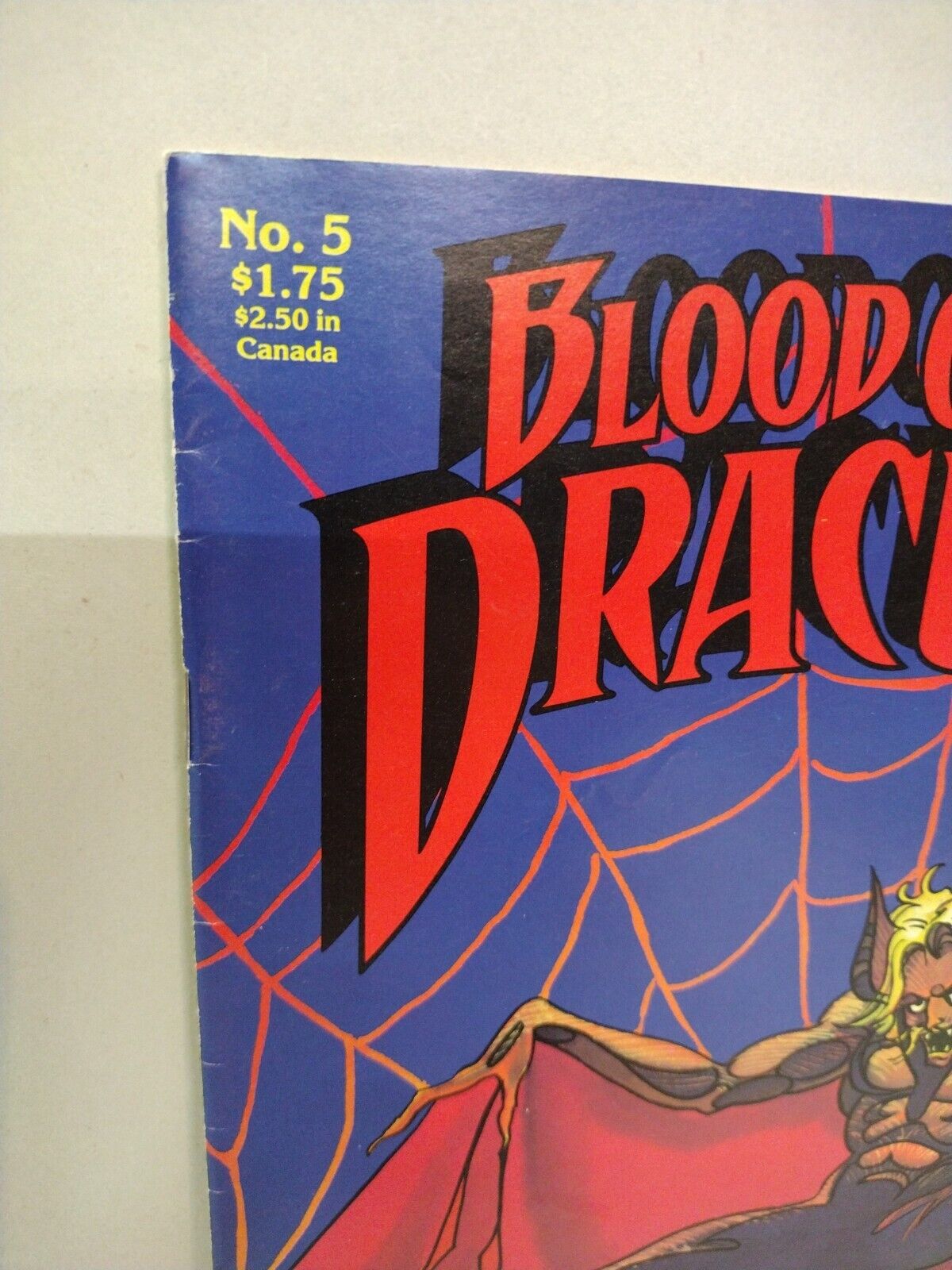 Blood of Dracula (1988) #5 Mark Wheatley Cover Art Apple Comics