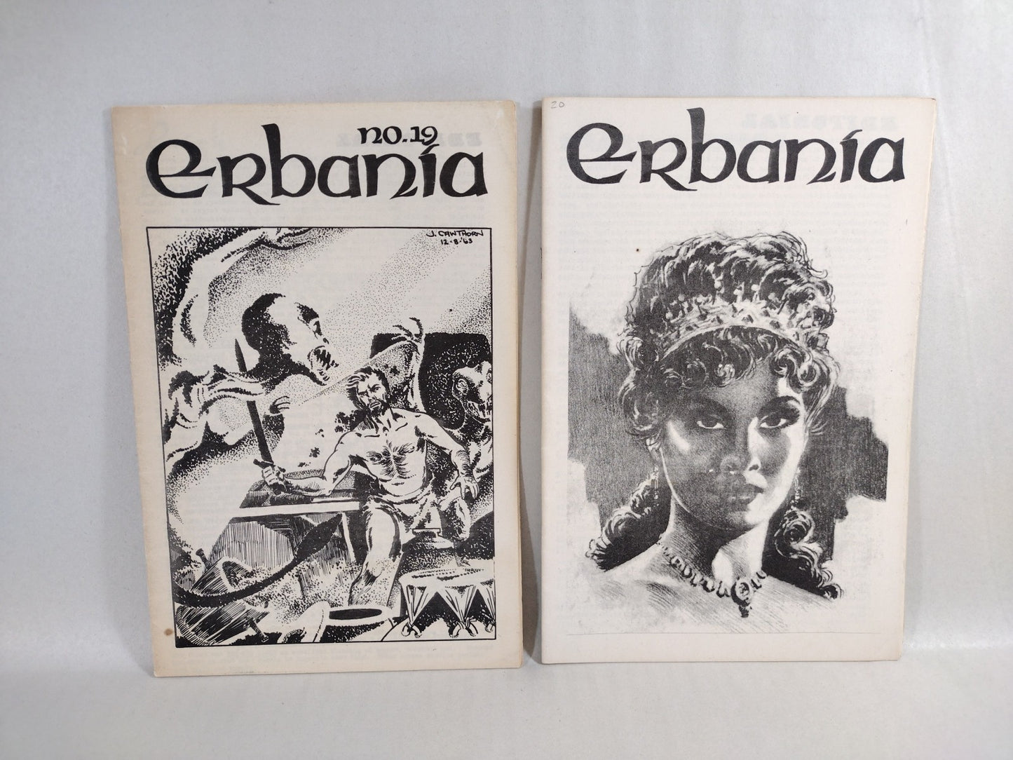 ERBania 1965 Edgar Rice Burroughs Fanzine Lot #15 17 18 19 20 21 22 23 24 Tarzan