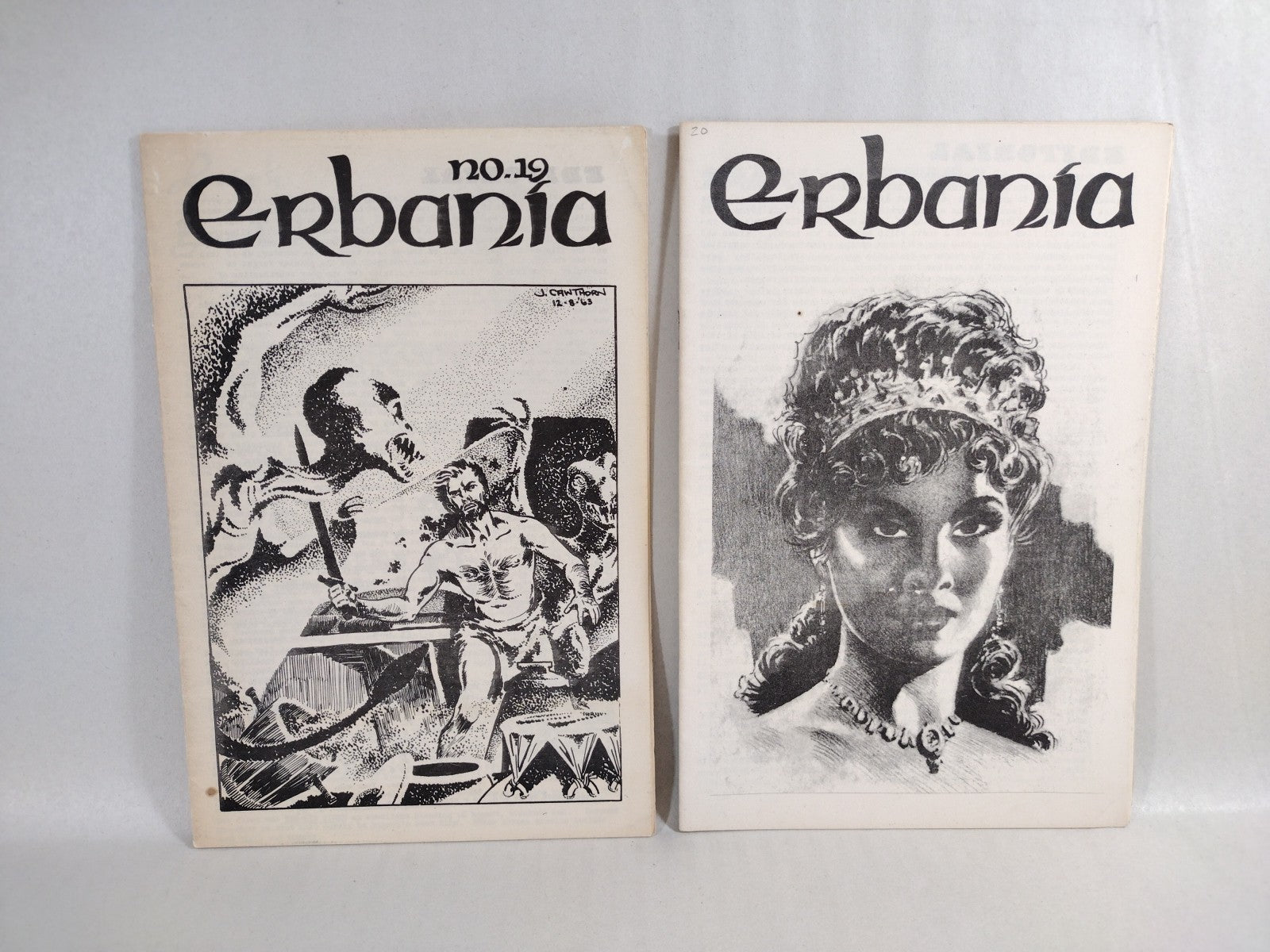 ERBania 1965 Edgar Rice Burroughs Fanzine Lot #15 17 18 19 20 21 22 23 24 Tarzan